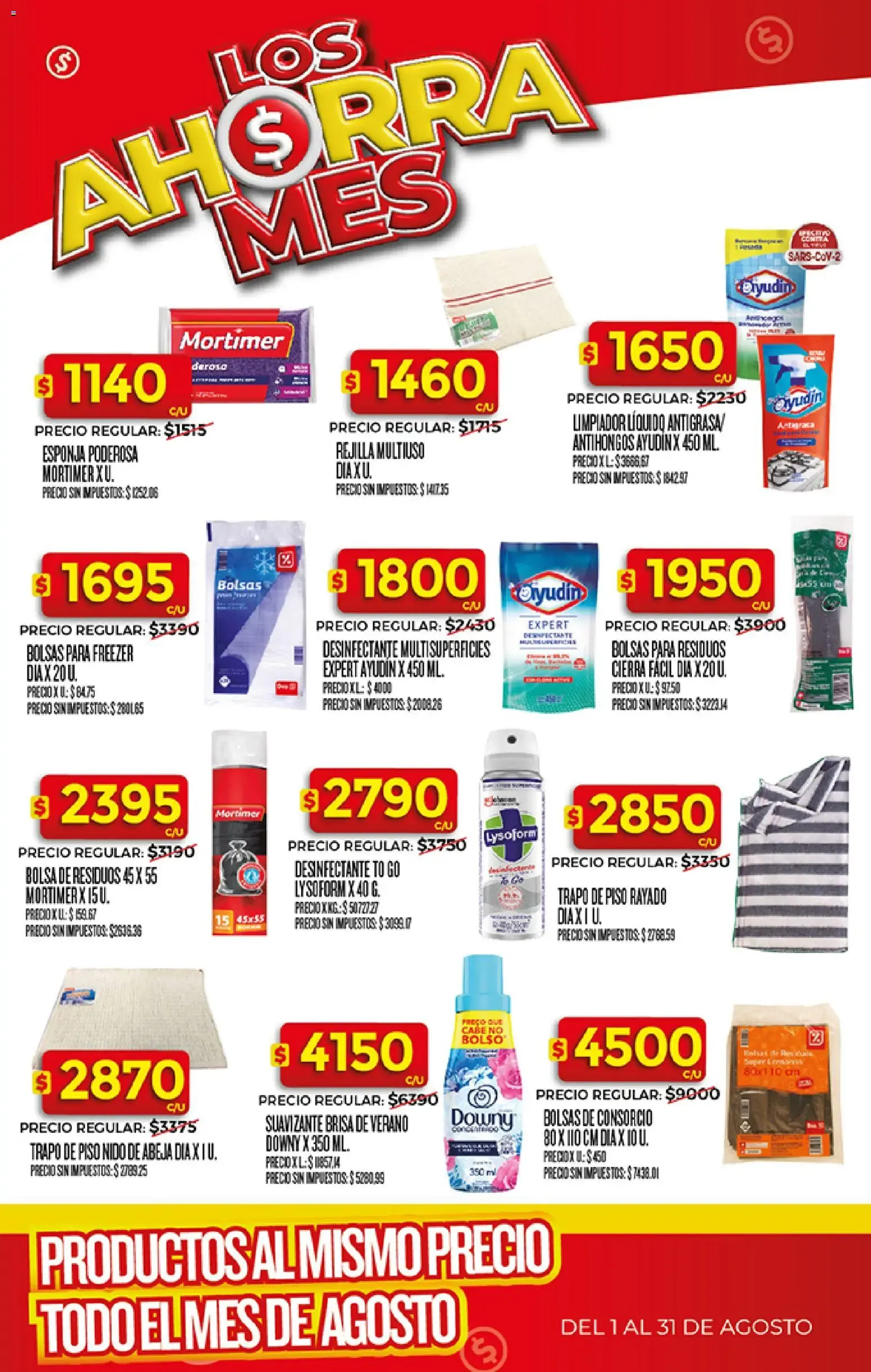 Ofertas de Los Ahorra Mes: Productos al mismo precio todo el mes de Agosto 3 de agosto al 31 de agosto 2026 - Página 14 del catálogo