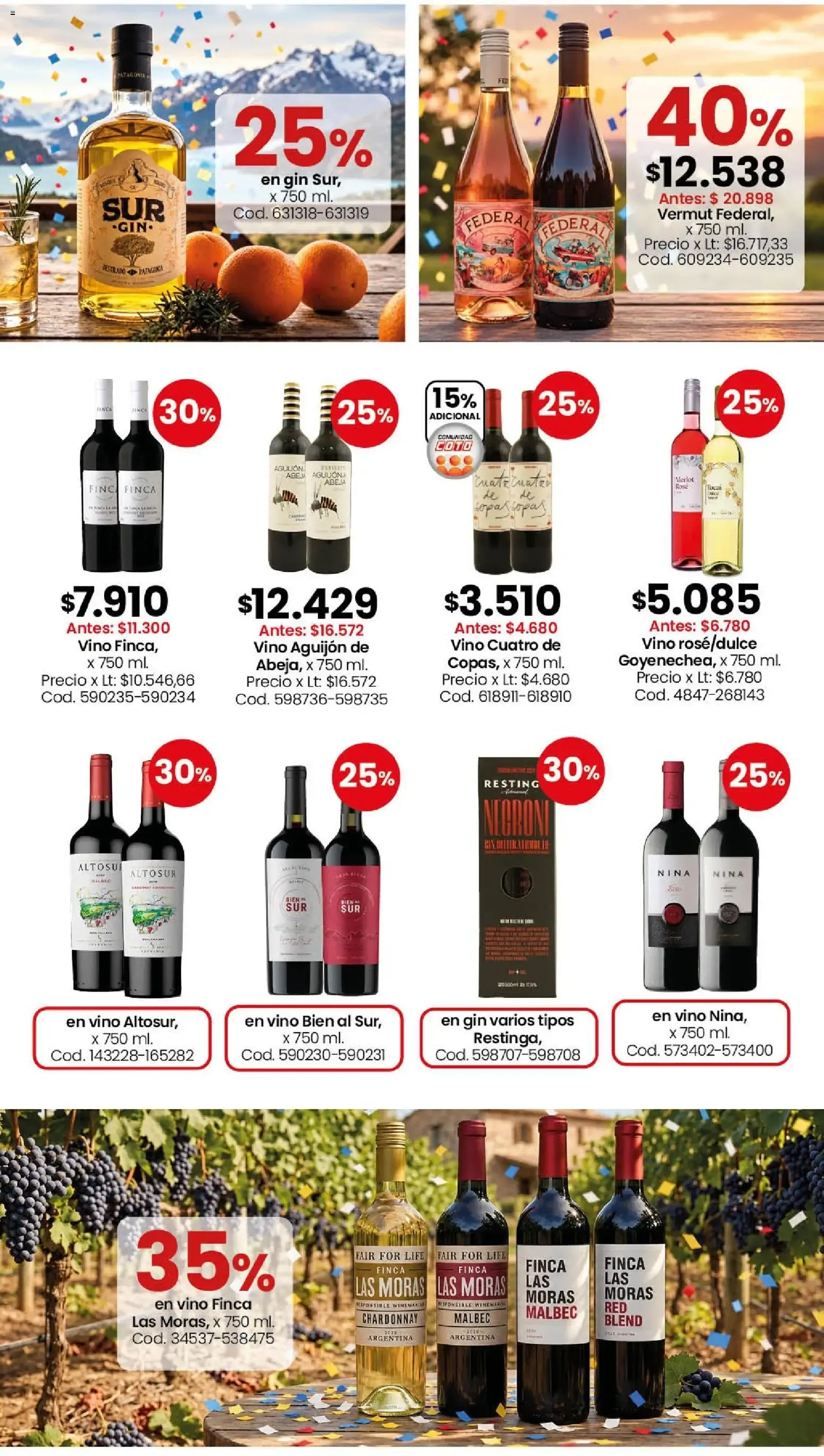 Ofertas de Coto - Ofertas Semanales: Almacén y bebidas 5 de octubre al 11 de octubre 2026 - Página 8 del catálogo