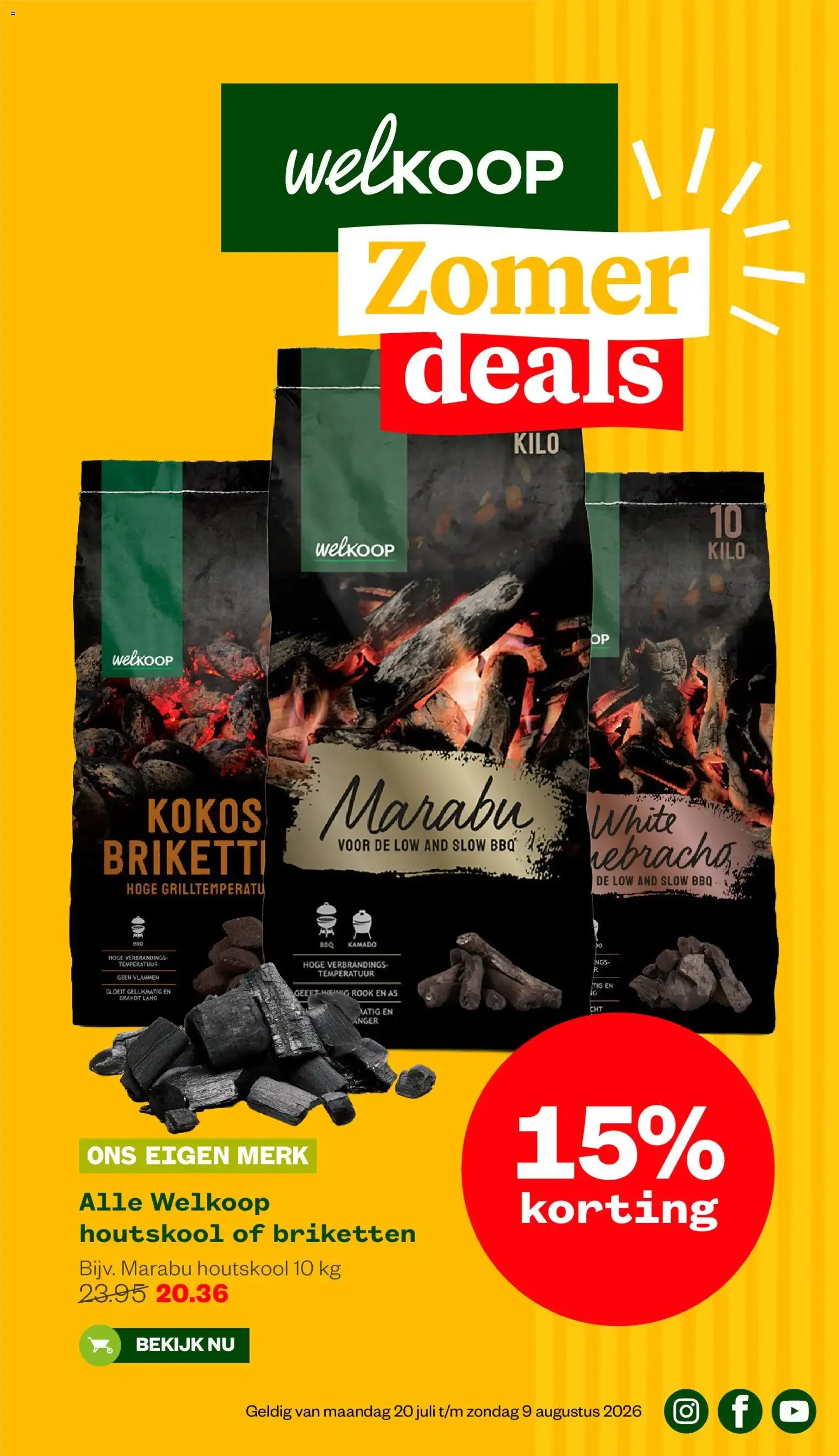 Welkoop Zomer deals van 20 juli tot 9 augustus 2026 - Folder pagina 1