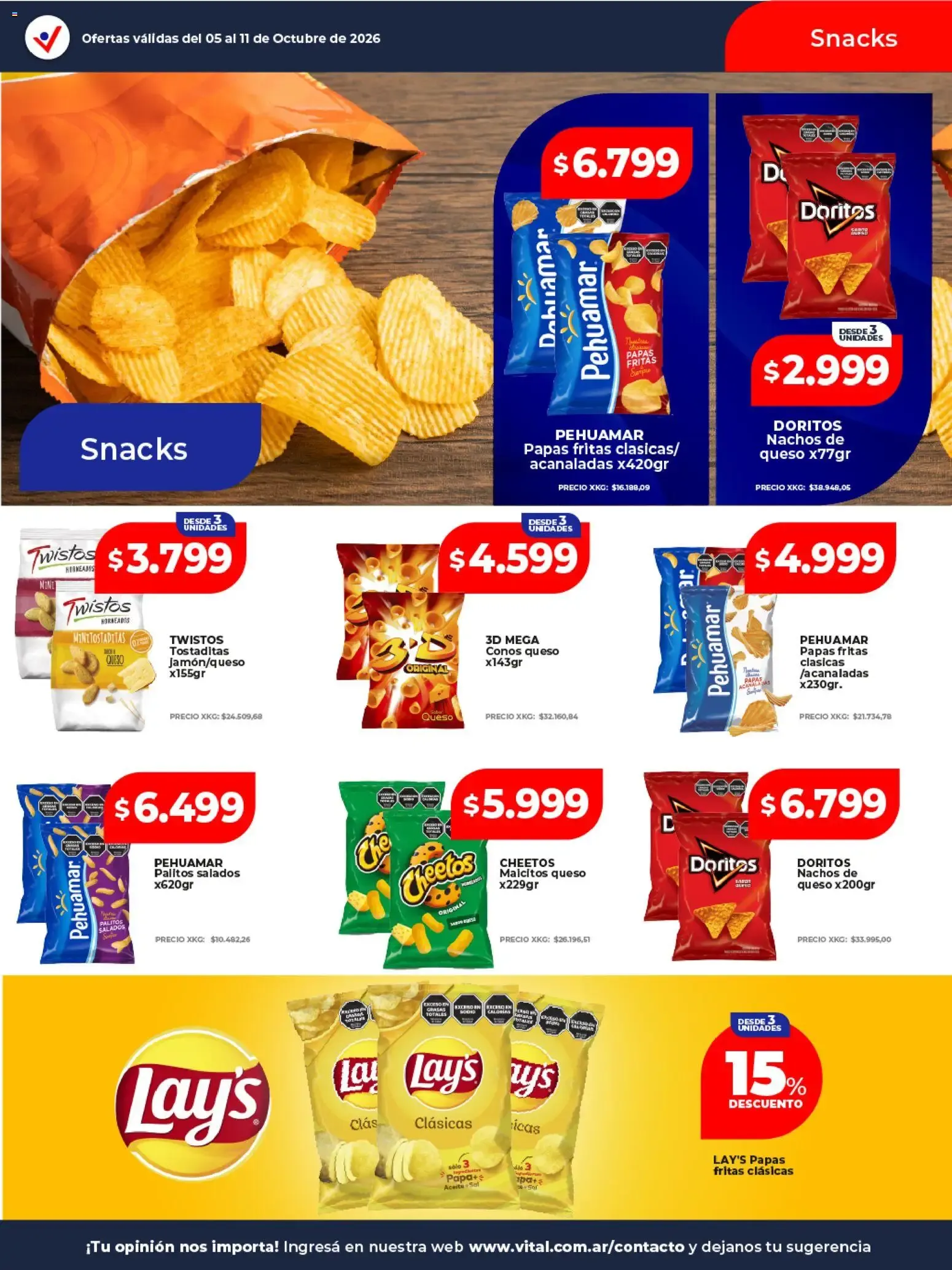 Ofertas de Vital - Ofertas || del 05/10/2026 - 11/10/2026 || Catálogo 5 de octubre al 11 de octubre 2026 - Página 23 del catálogo