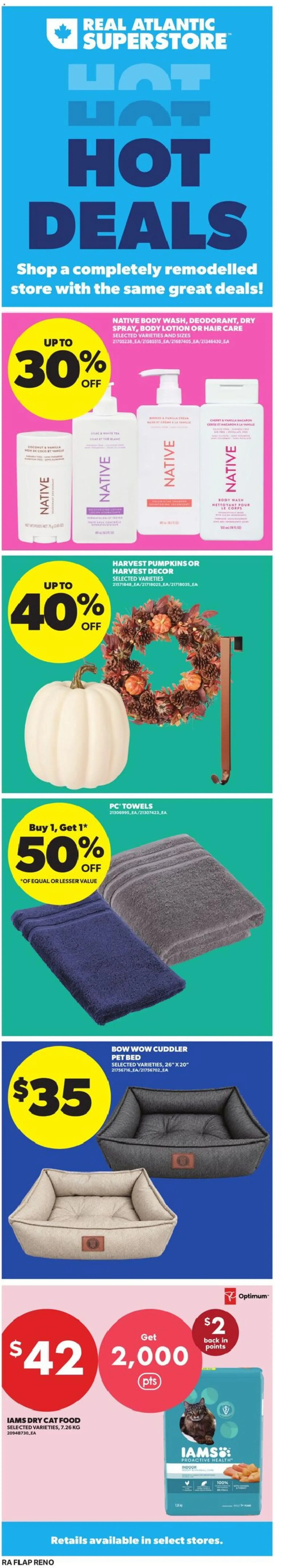 Real Atlantic Superstore Hot Deals from October 8 to October 14 2026 - flyer page 1