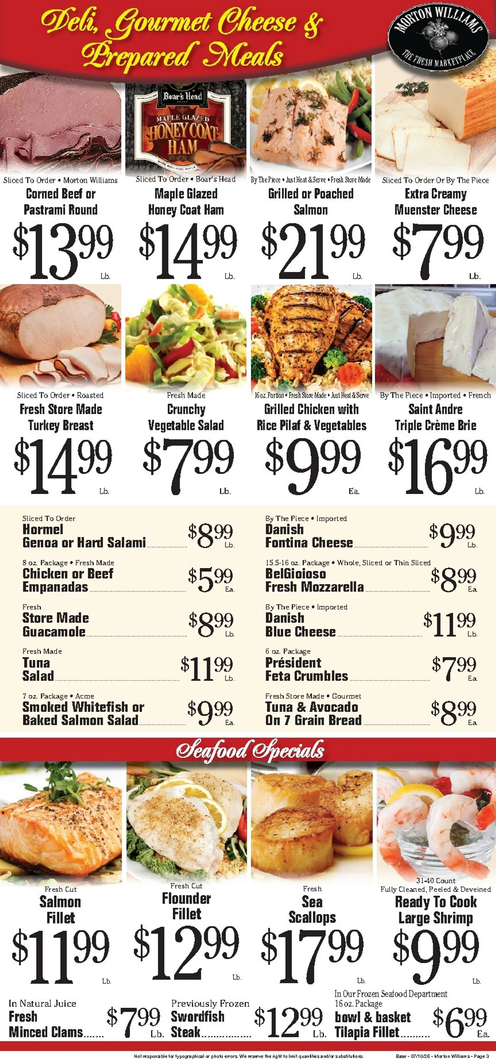Weekly ad Current Morton Williams - Manhattan / Jersey City leaflet valid from Friday 07/10/2026 to Thursday 07/16/2026 from July 10 to July 16 2026 - Page 3