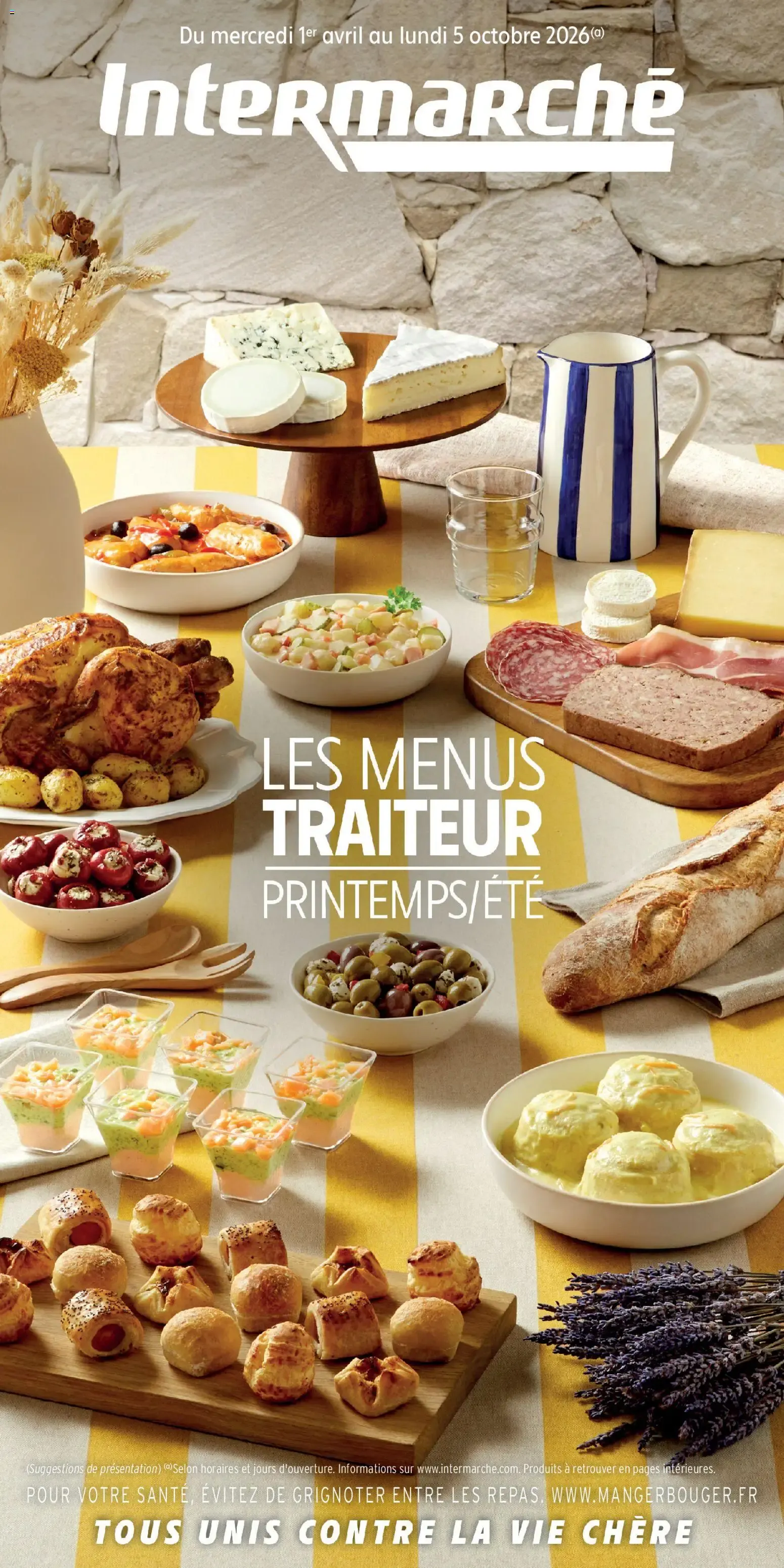 Intermarché - Les menus traiteur printemps/été à partir du 01/04/2026 - promo en ligne