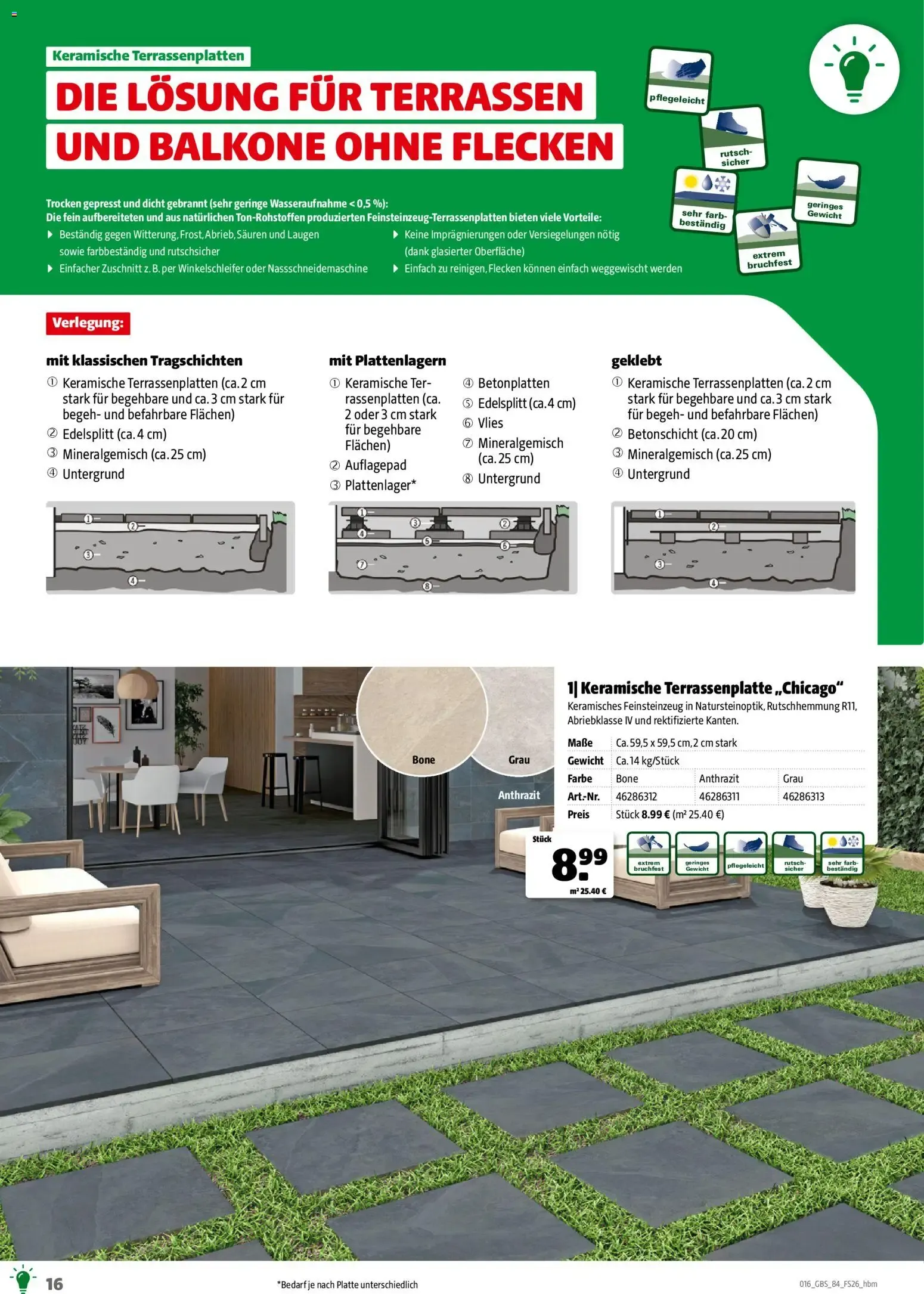 Hagebau Gartenbaustoffsortiment (ab 02.03.2026) zum Blättern von 2. März bis 31. Dezember 2026 - Prospekt seite 16