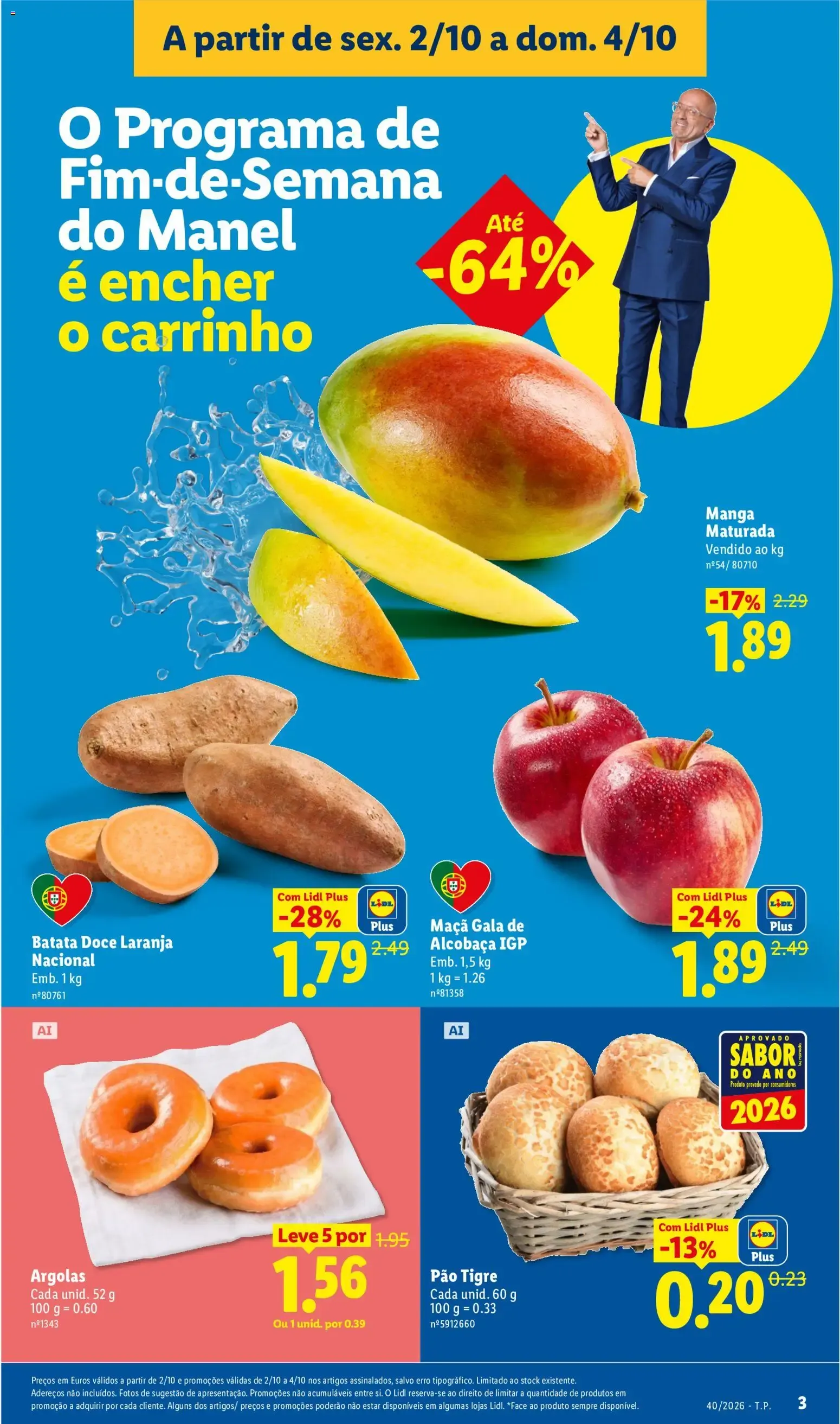 Folheto Lidl: O Programa de Fim-de-Semana do Manel, de 2 a 4 de Outubro de 2 de outubro até 4 de outubro 2026 - Pagina 3