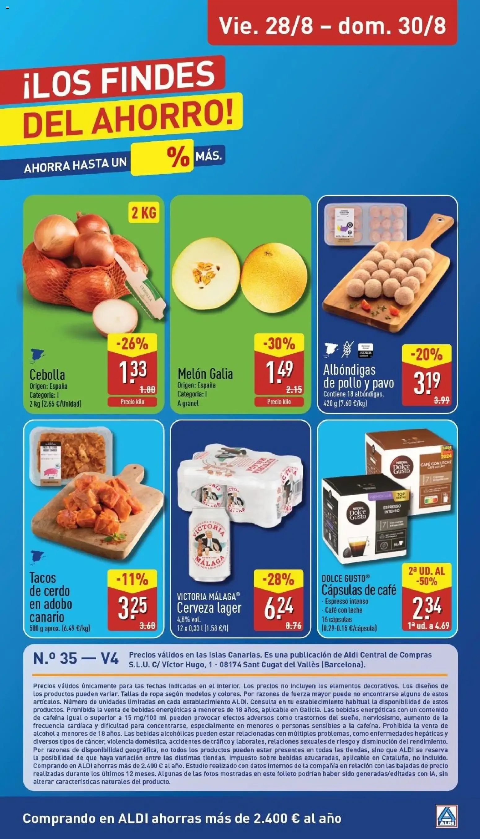 Catálogo de Aldi folleto Canarias del 24/08/2026 | Catálogo 24 de agosto al 30 de agosto 2026 - Página 40