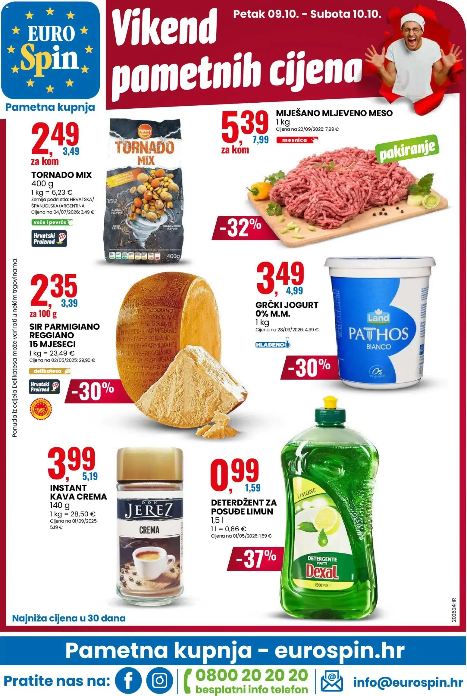 Katalog Eurospin Katalog novi od 07.10.2026 na listanje > letak digitalni od 7. listopada do 13. listopada 2026. - Pregled Stranica 16