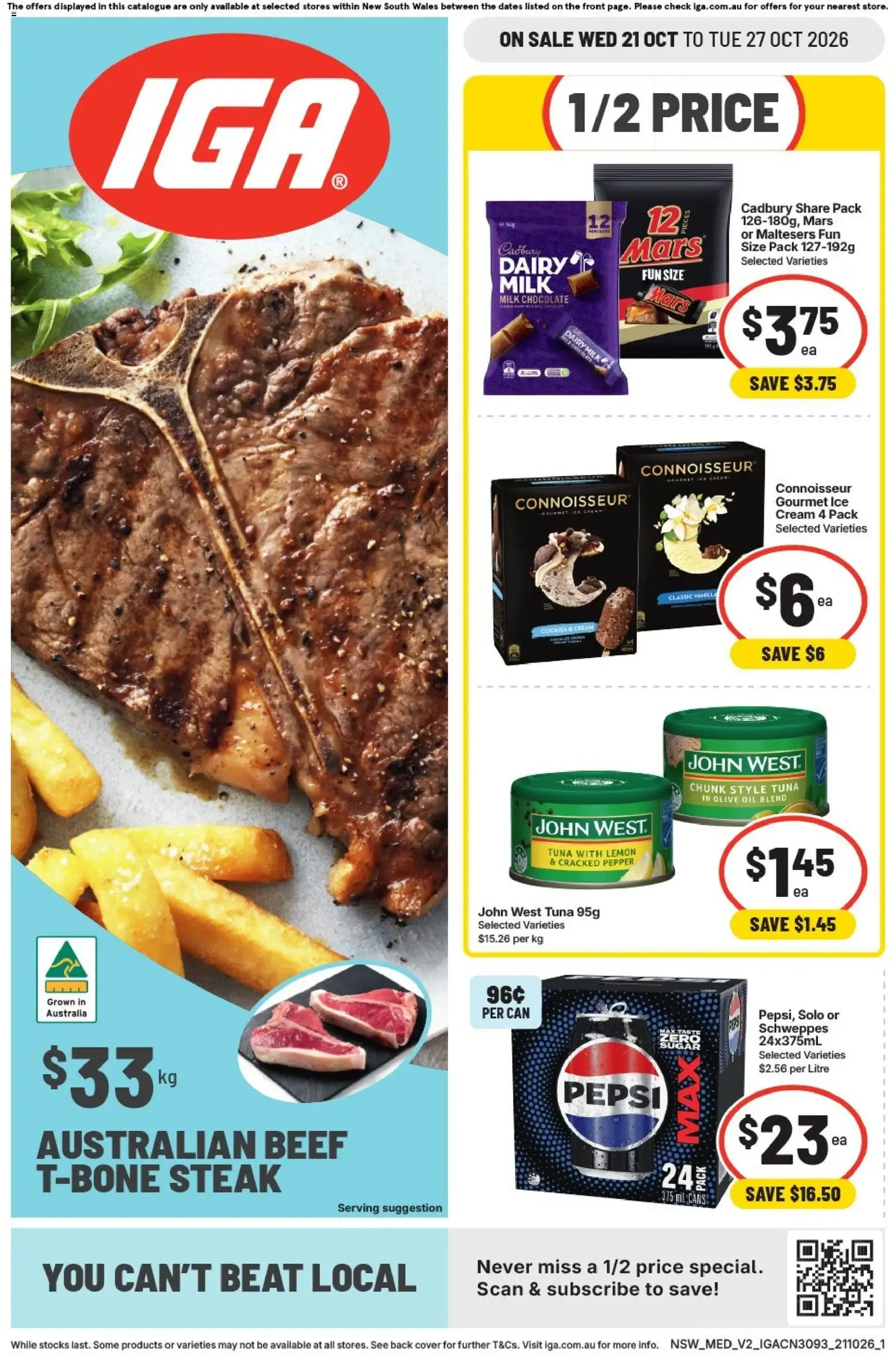 IGA catalogue valid from 21/10/2026 > Online Australia - Catalogue valid from 21 October to 27 October 2026 - page 1