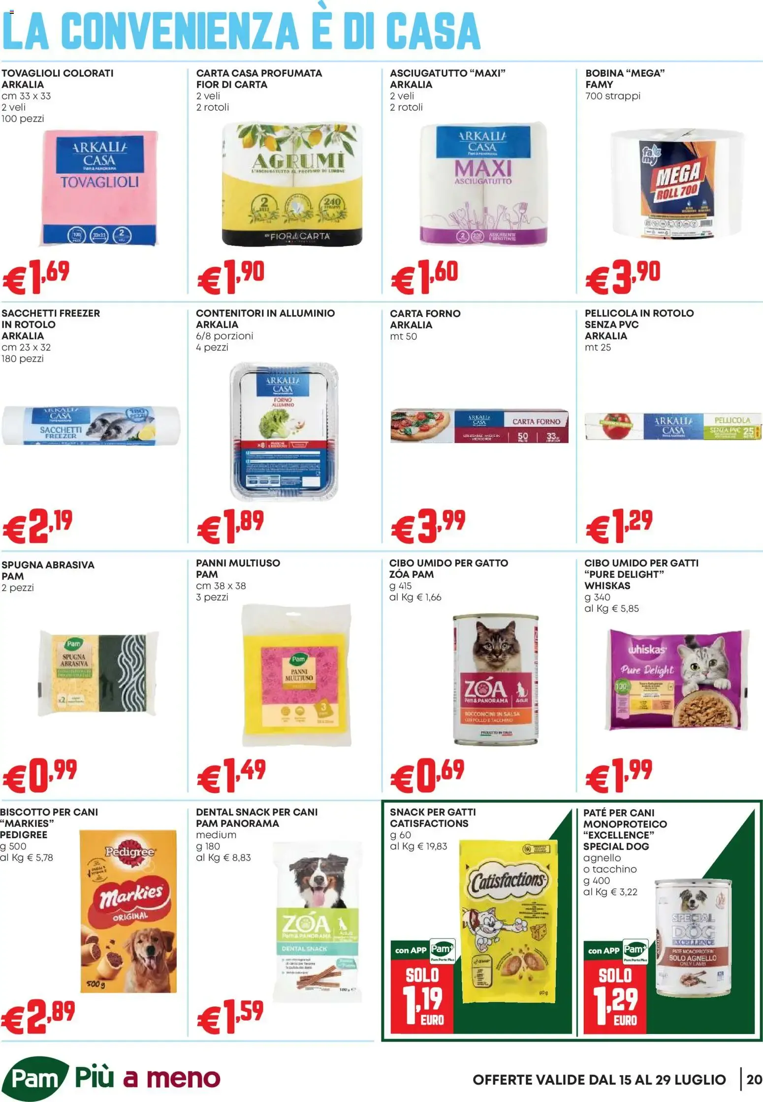 Nuovo PAM volantino Occasioni Extra dal 16/07/2026 > offerte anteprima 🛍️ da 16 luglio a 29 luglio di 2026 - Pagina del volantino 20