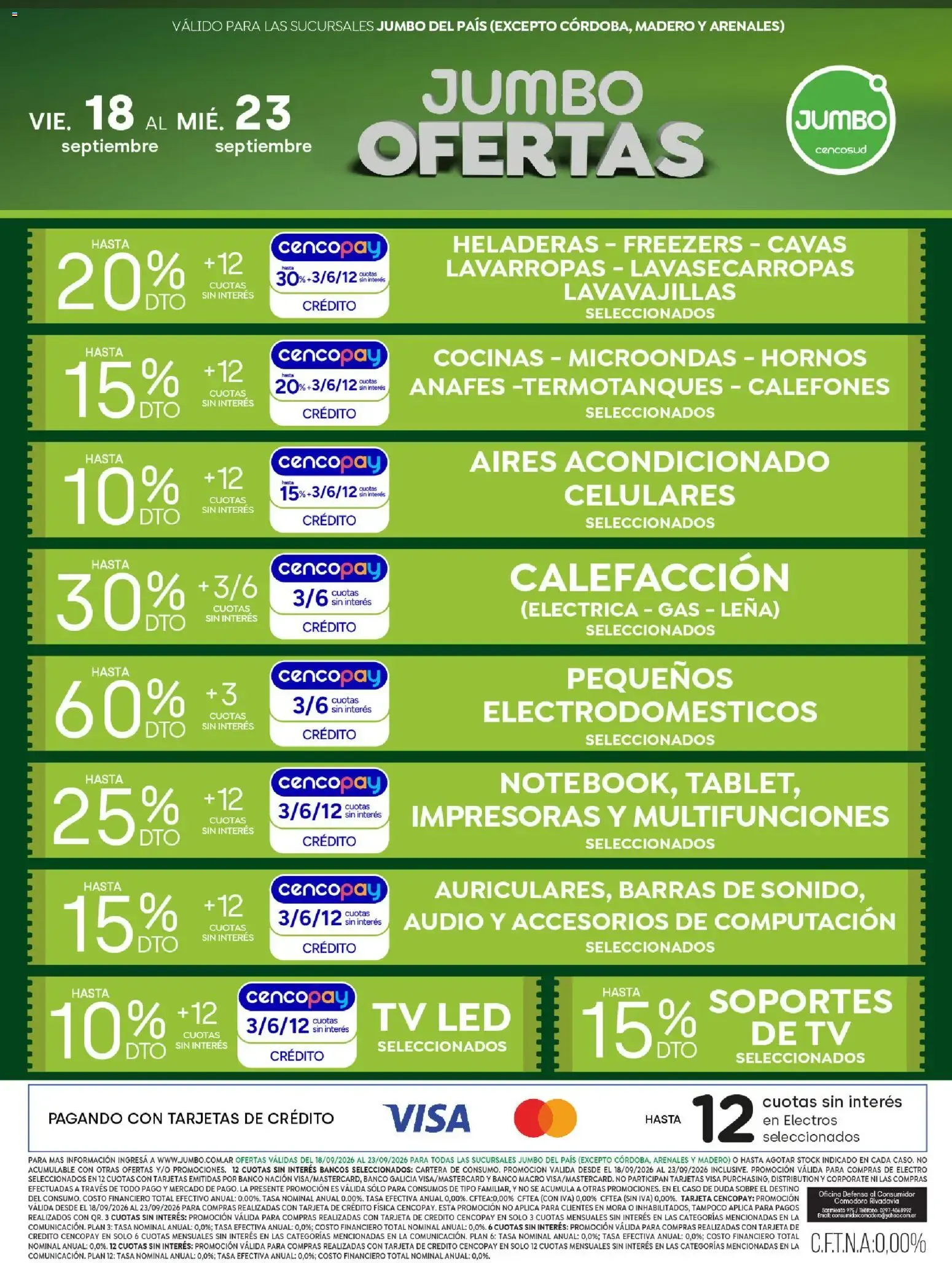 Ofertas de Jumbo - Ofertas | Electro y Hogar del 18/09/2026 - 23/09/2026 18 de septiembre al 23 de septiembre 2026 - Página 1 del catálogo