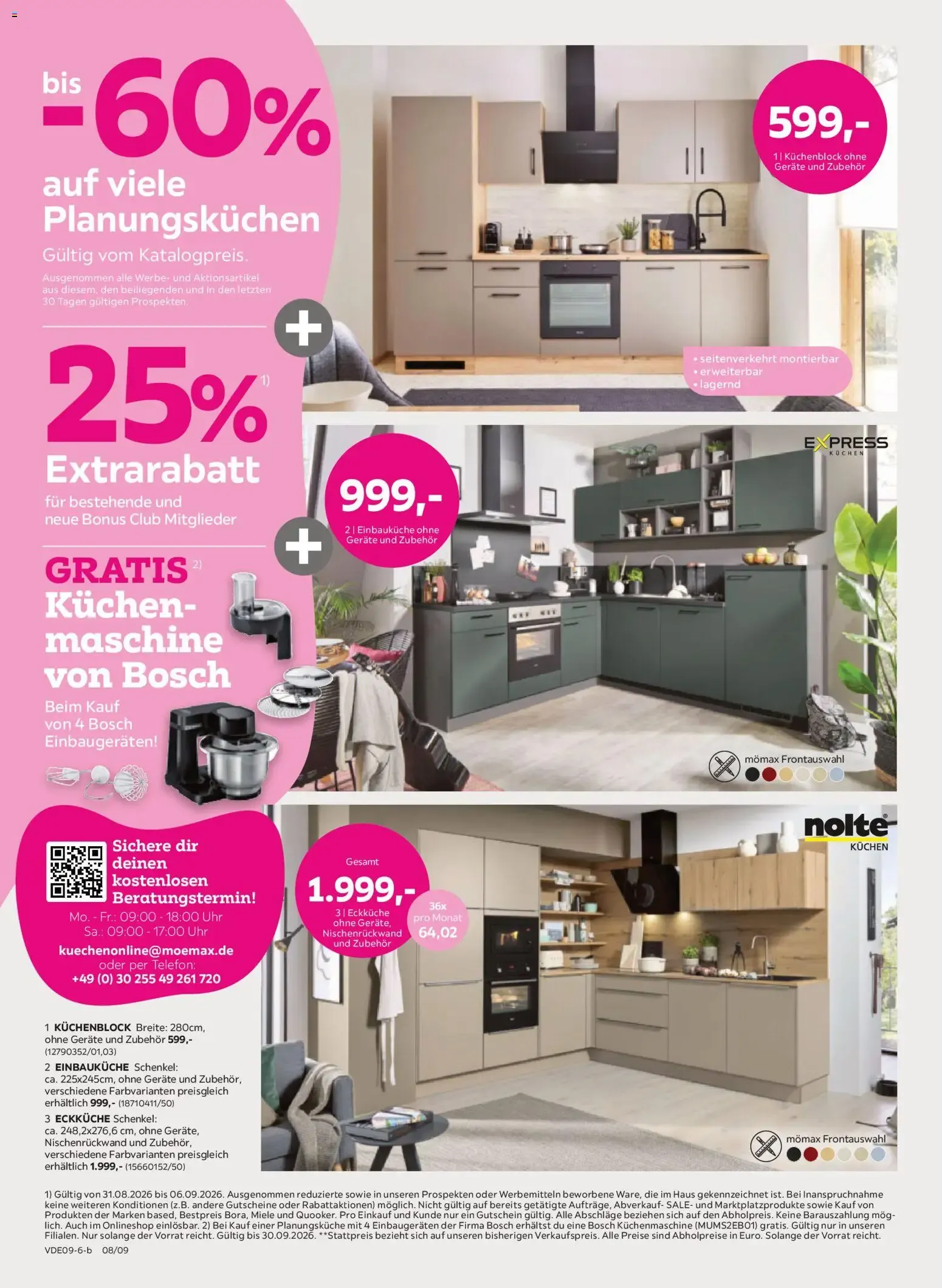 Mömax Pink Shopping: 25% en muebles y 20% en otros productos von 31. August bis 29. September 2026 - Prospekt seite 8