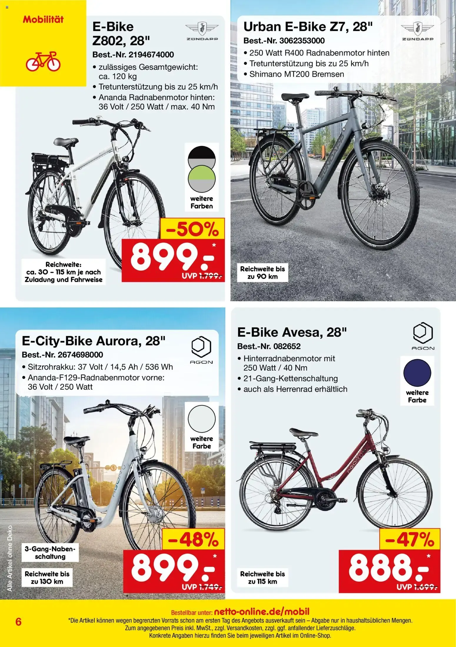 Netto Marken-Discount: E-SUV S5G Centro E-Bike von 1. August bis 31. August 2026 - Prospekt seite 6