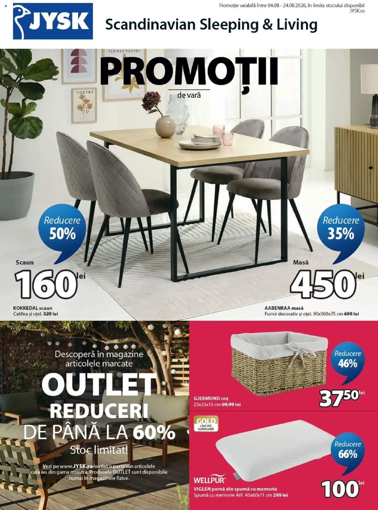 Catalog JYSK Catalog - Oferta 04.08.2026 - 24.08.2026 de la 4 august până la 24 august 2026 - Revista Pagina 1