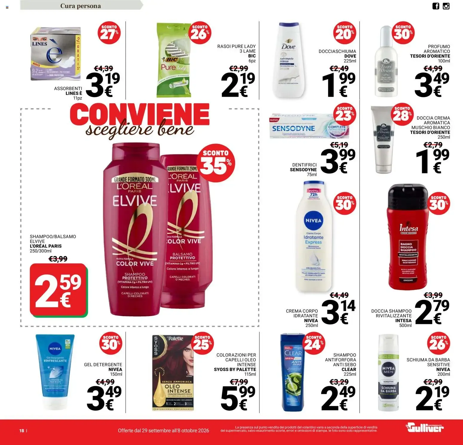 Nuovo Gulliver volantino dal 29/09/2026 > offerte anteprima 🛍️ da 29 settembre a 8 ottobre di 2026 - Pagina del volantino 18