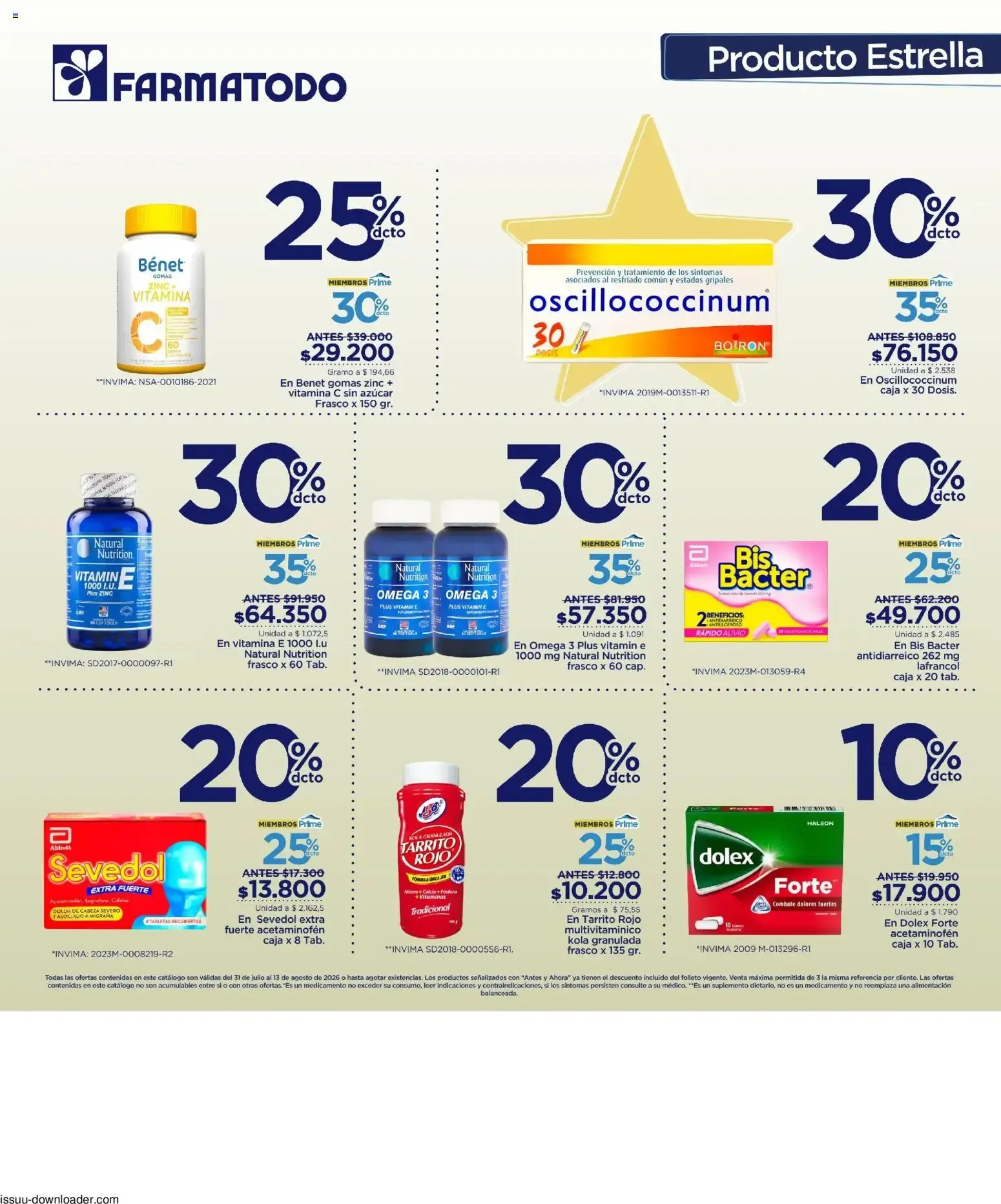 Catalogo de FarmaTodo catálogo desde el 31/07/2026 > Revistas Agosto 31 de julio al 13 de agosto 2026 - Pag 4