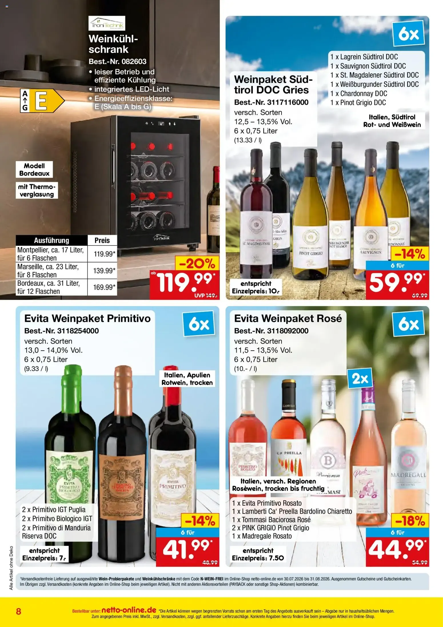 Netto Marken-Discount Online-Angebote August (ab 01.08.2026) » Angebote von 30. Juli bis 31. August 2026 - Prospekt seite 8