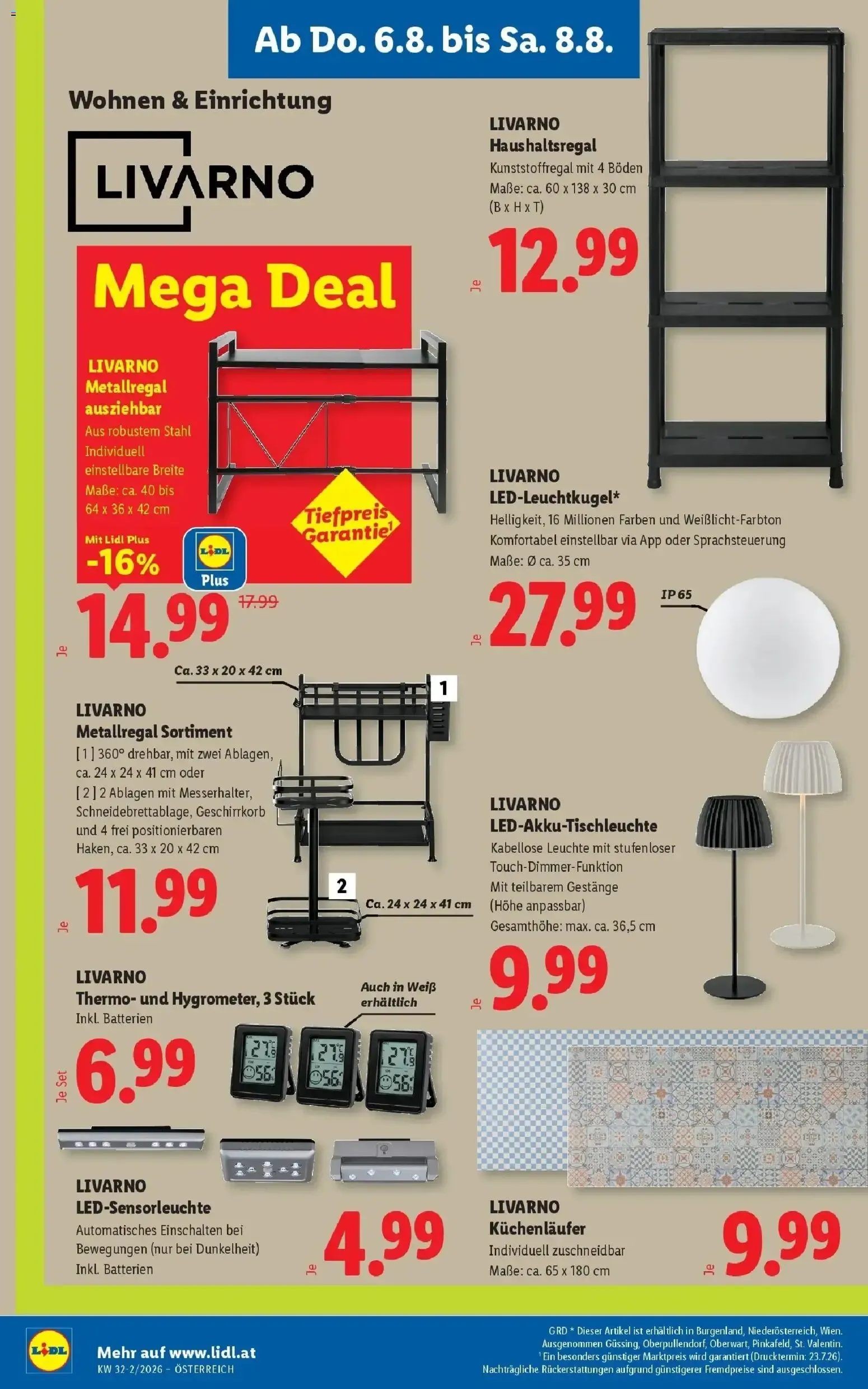 Lidl Plus: Österreichs günstigste Preise von 6. August bis 8. August 2026 - Flugblätt seite  27