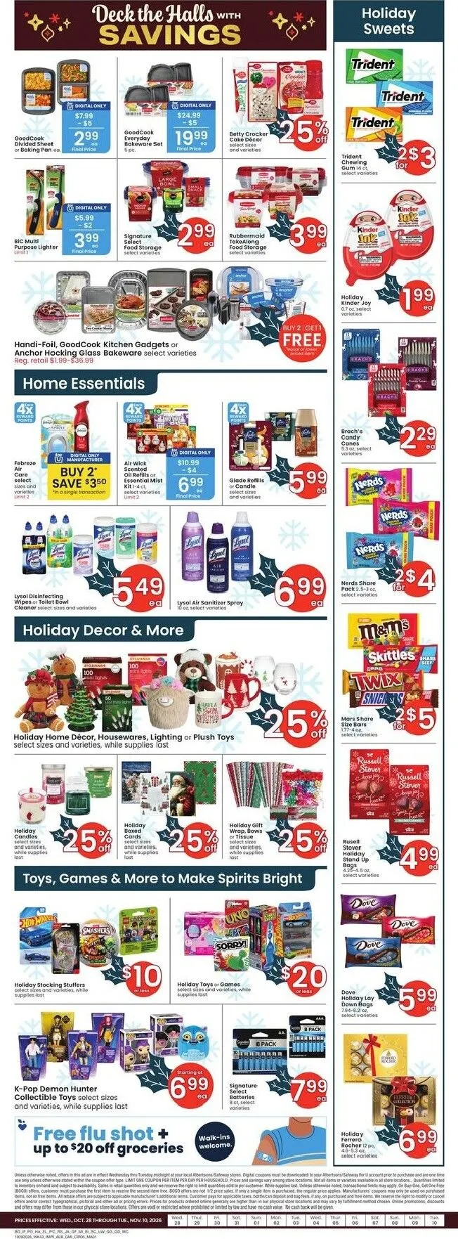 Weekly ad Current Albertsons leaflet valid from Wednesday 10/28/2026 to Tuesday 11/03/2026 from October 28 to November 3 2026 - Page 6