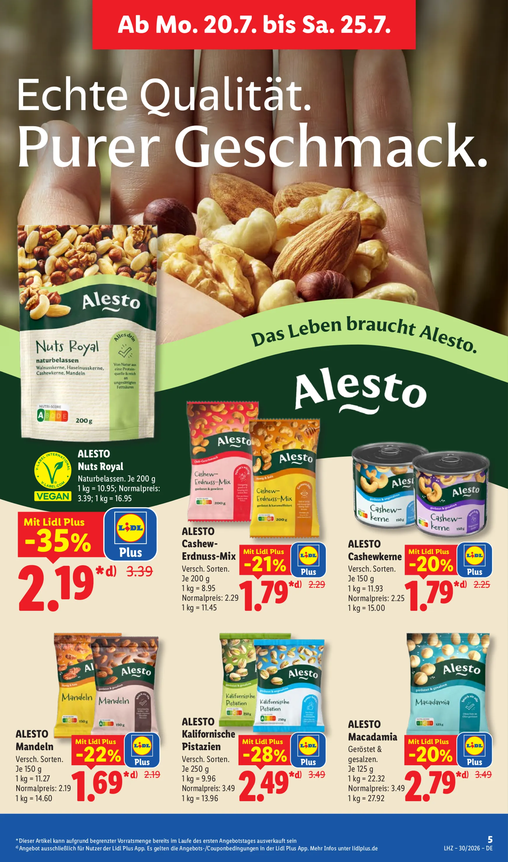 Lidl: Sparen beim Preisführer von 20. Juli bis 25. Juli 2026 - Prospekt seite 12