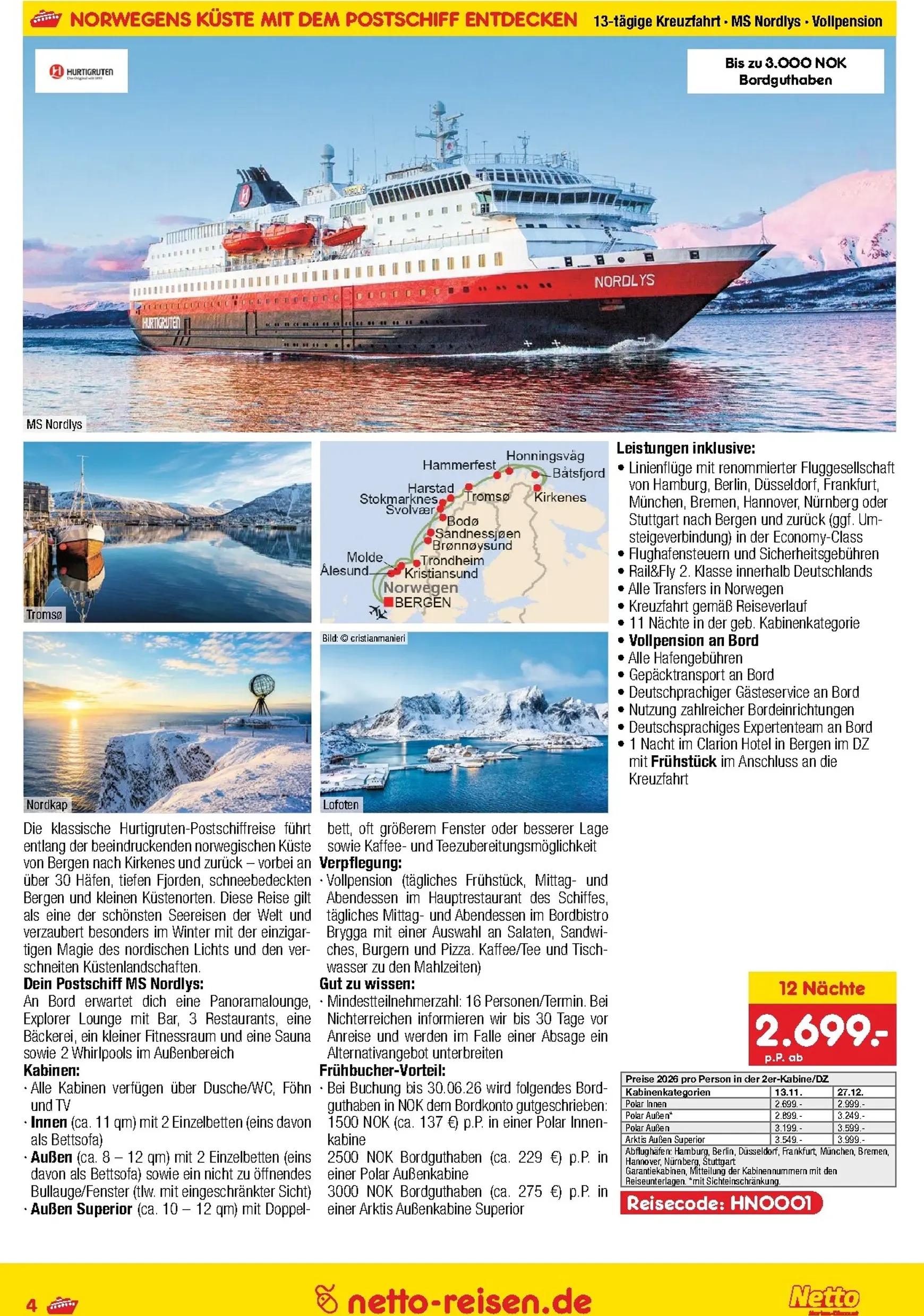 Netto Marken Discount - Reise-Sonderangebote Prospekt – von Donnerstag 11.06.2026 bis Dienstag 30.06.2026 von 11. Juni bis 30. Juni 2026 - Prospekt seite 4