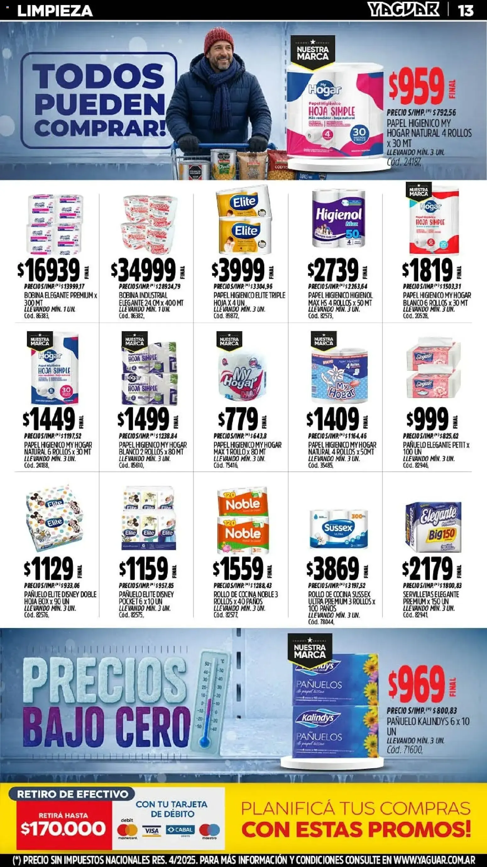 Ofertas de Mayorista Yaguar: Precios Bajo Cero - Oferta Semanal San Juan 20 de julio al 25 de julio 2026 - Página 13 del catálogo