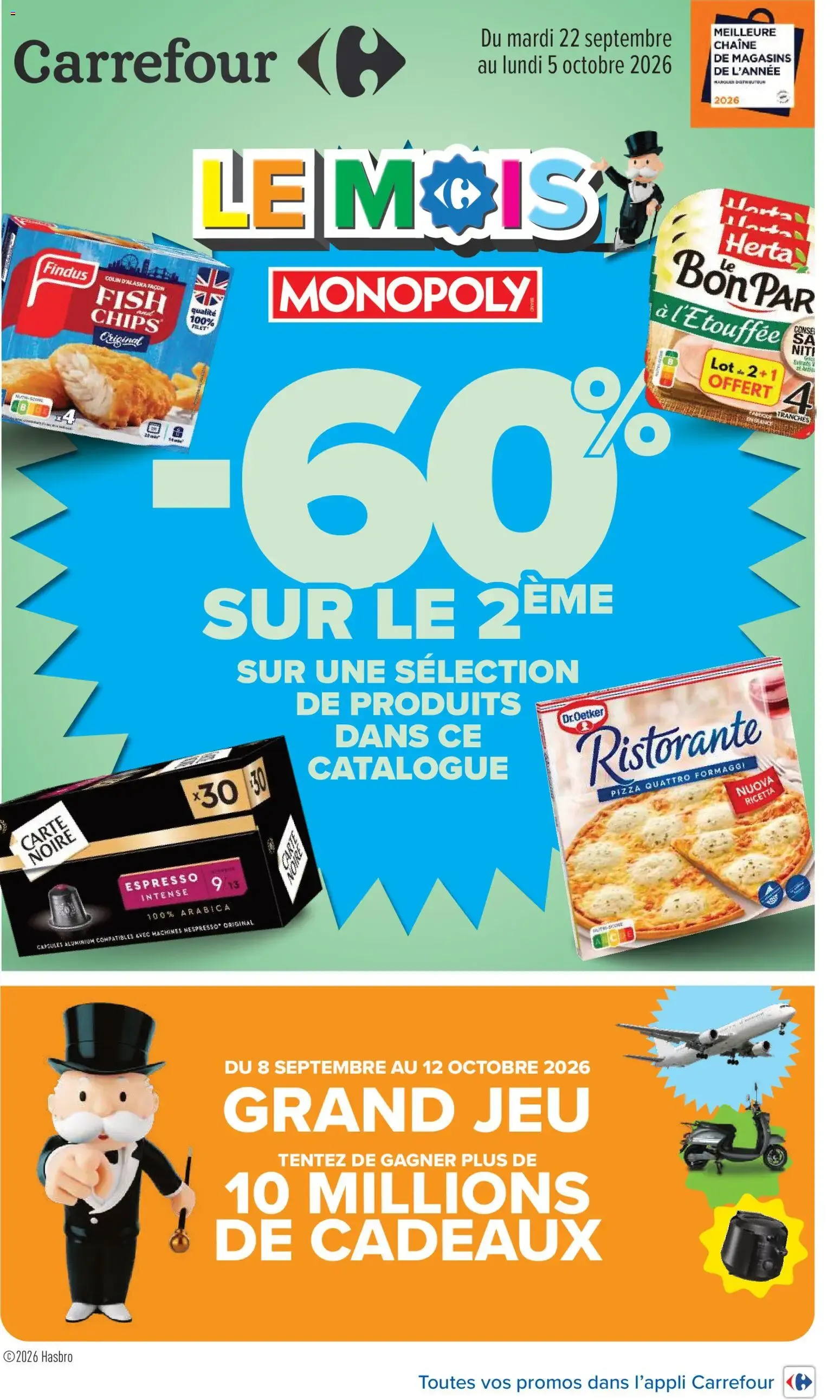 Carrefour catalogue à partir du 22/09/2026 - promo en ligne du 22 septembre au 5 octobre 2026 - Catalogue page 1
