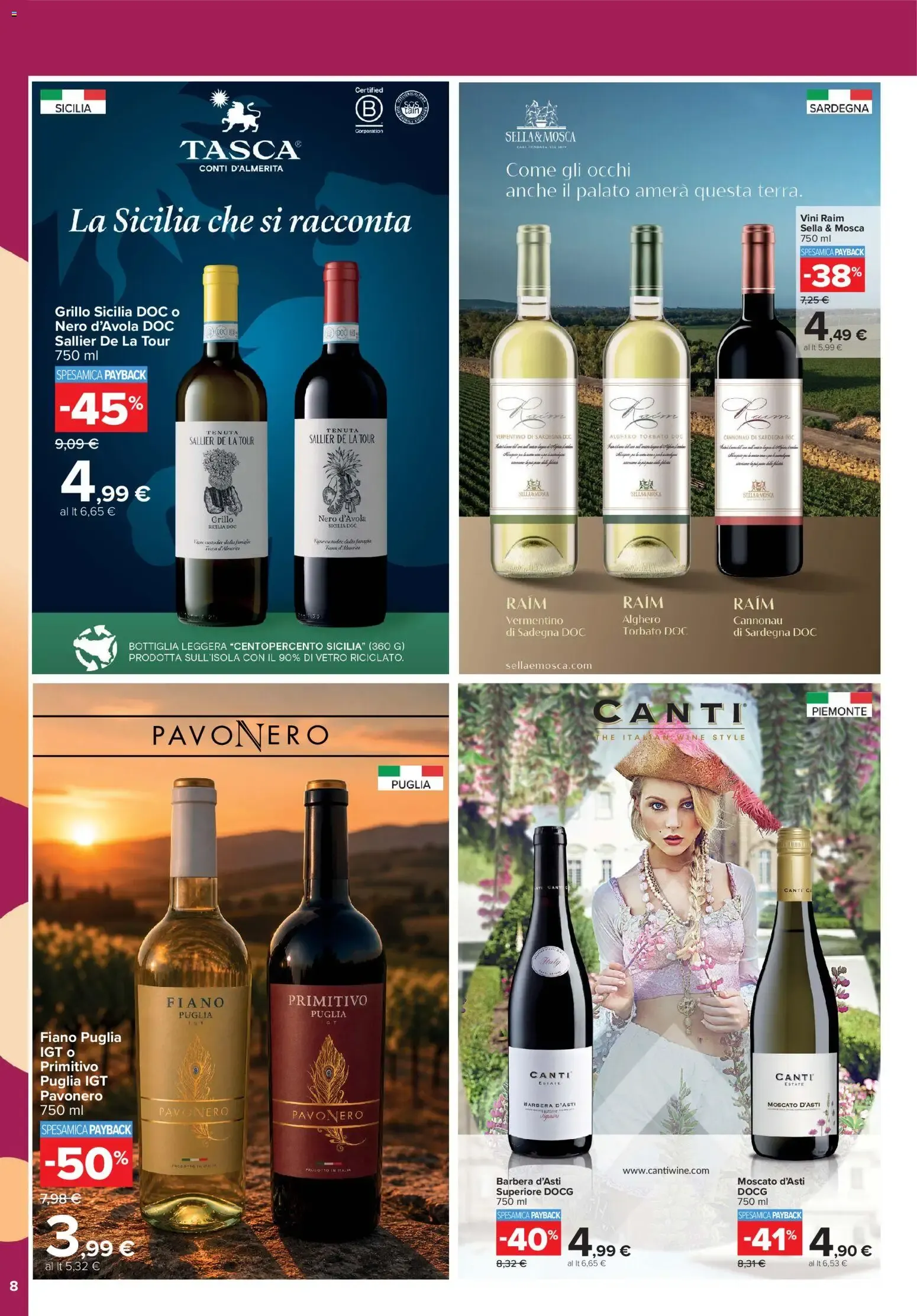 Carrefour Market - Speciale Vini e Alcolici da 19 giugno a 5 agosto di 2026 - Pagina del volantino 8