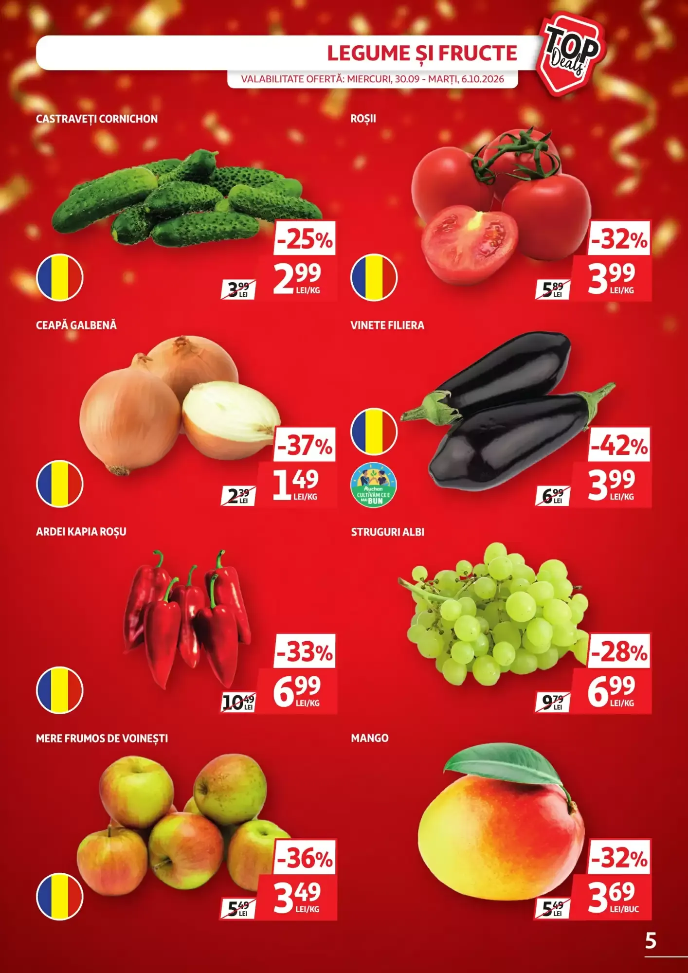 Catalog Catalog Auchan de la 30 septembrie până la 11 octombrie 2026 - Revista Pagina 5