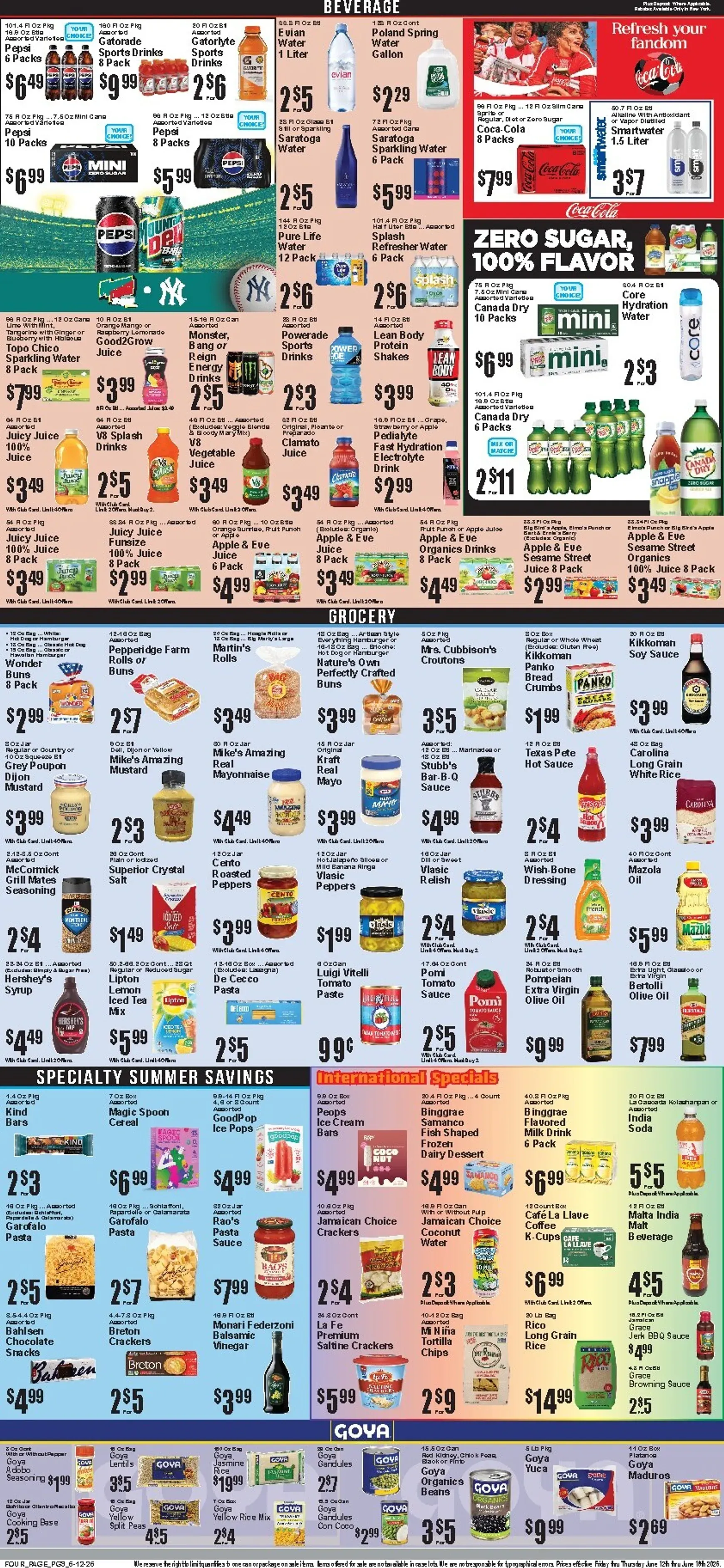 Weekly ad Current Food Universe leaflet valid from Friday 06/12/2026 to Thursday 06/18/2026 from June 12 to June 18 2026 - Page 4
