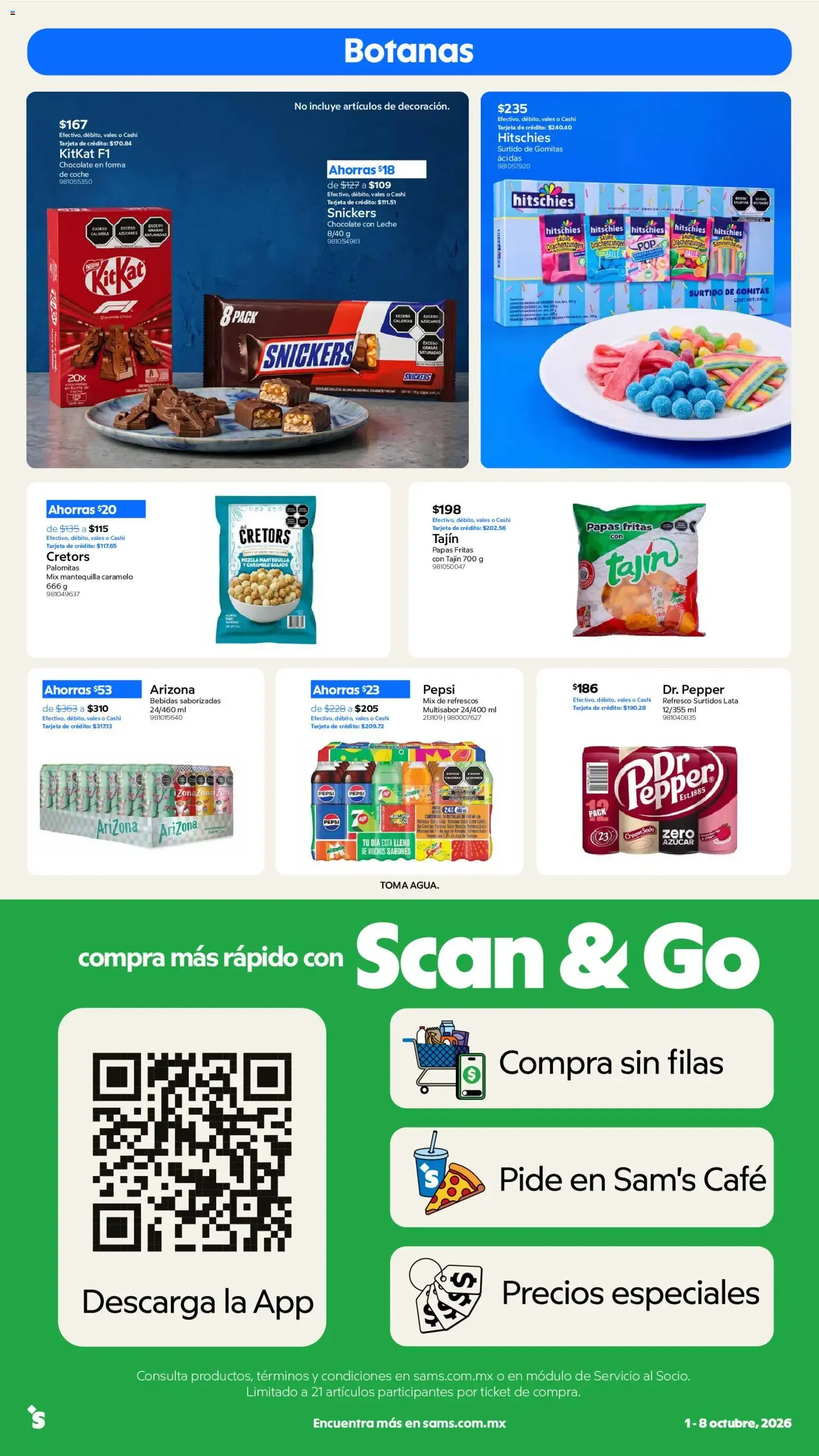 Catálogo de Sam's Club: Únete al Club 1 de octubre al 8 de octubre 2026 - Pagina 11