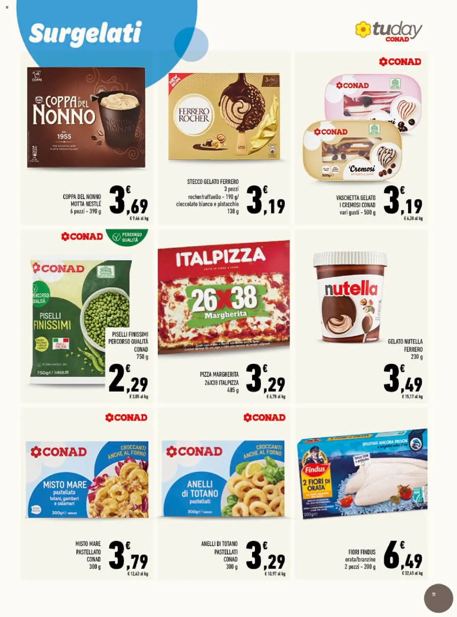 tuday CONAD - Gusto Italiano in Tavola da 17 giugno a 30 giugno di 2026 - Pagina del volantino 11