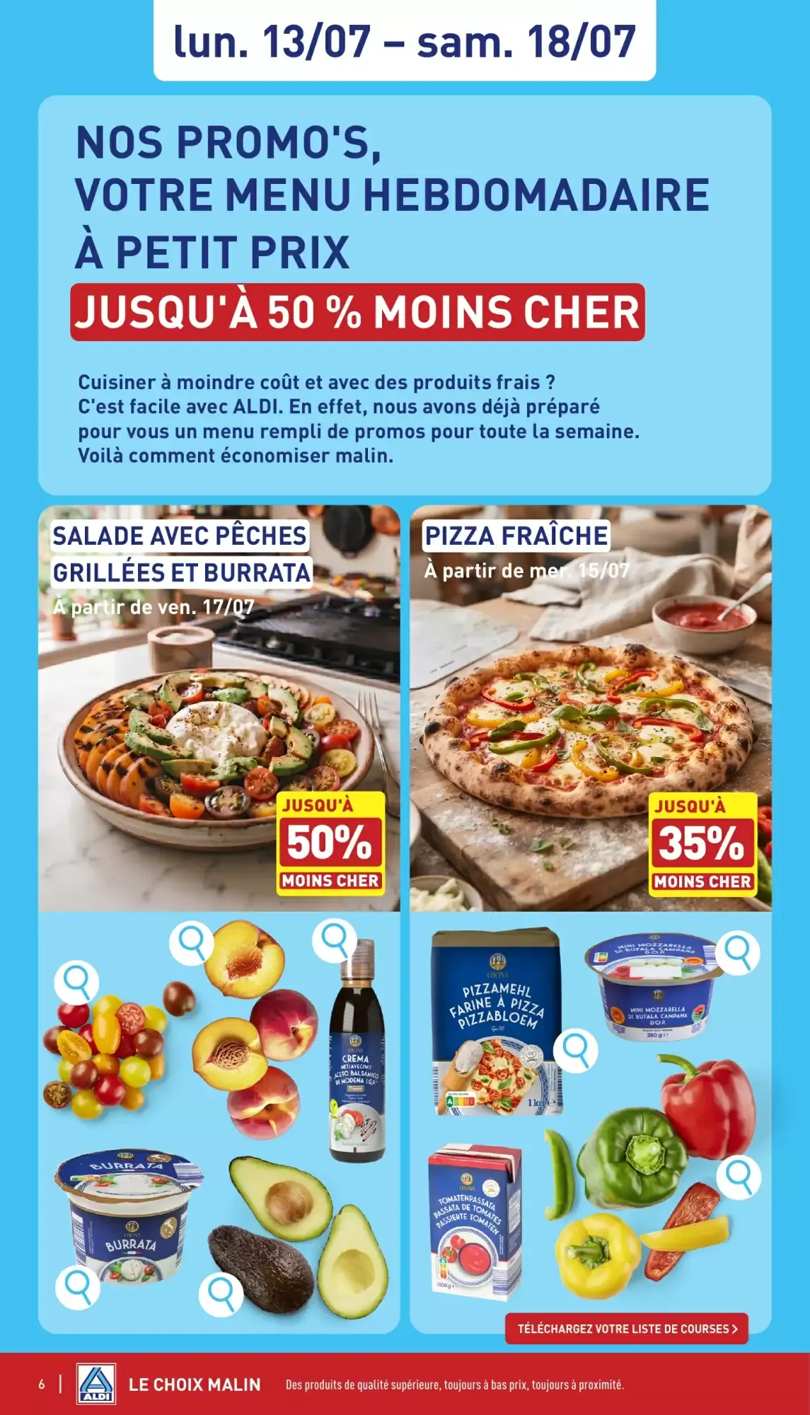 ALDI Dépliant du 13/07 au 18/07 van 13 juli tot 18 juli 2026 - folder pagina 6