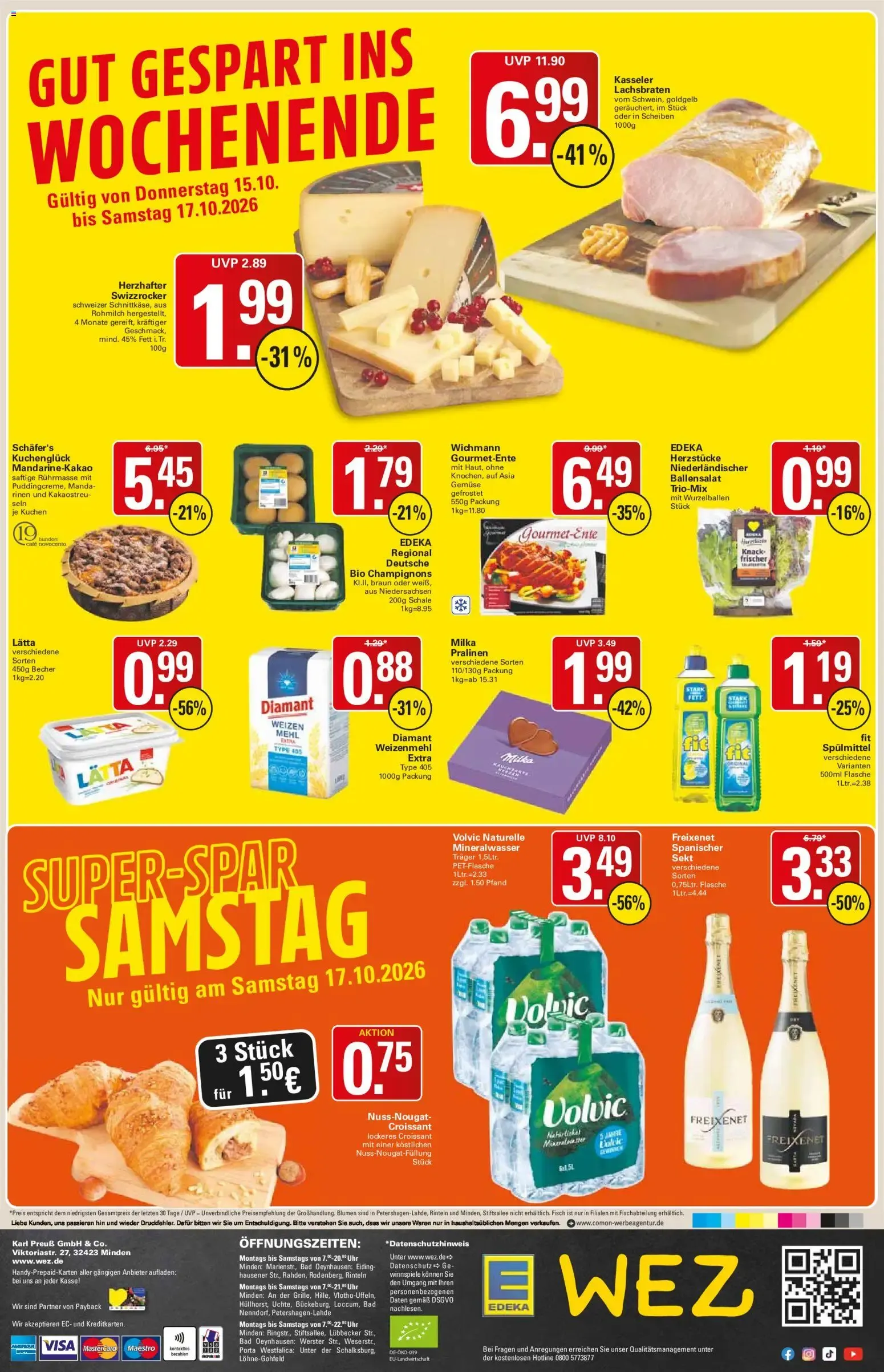 Die WEZette von 12. Oktober bis 17. Oktober 2026 - Prospekt seite 16