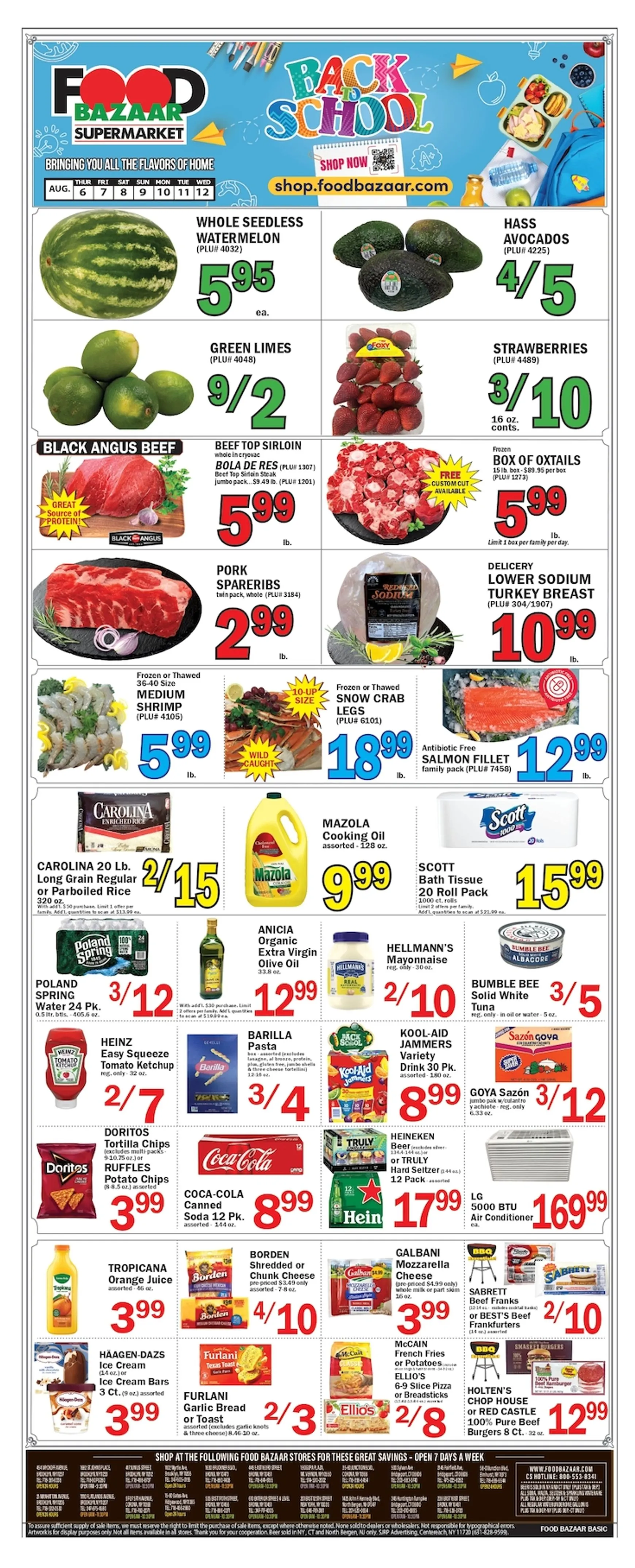 Food Bazaar Supermarket - Back to School