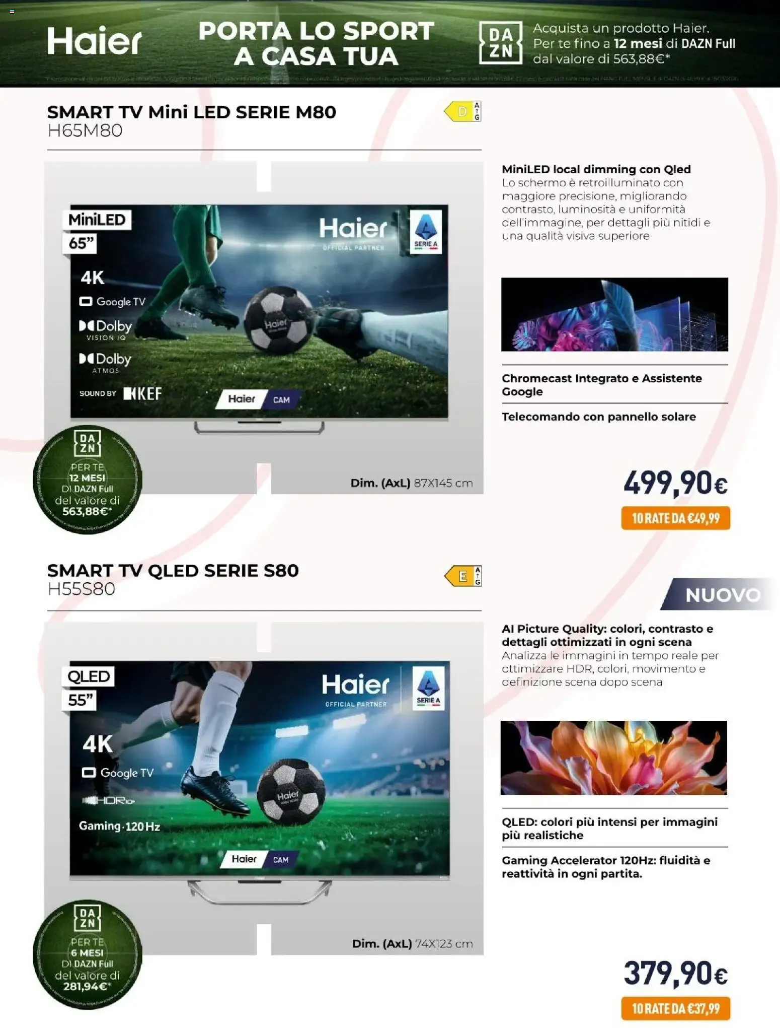 Nuovo Unieuro volantino Haier dal 21/08/2026 > offerte anteprima 🛍️ da 21 agosto a 6 settembre di 2026 - Pagina del volantino 4