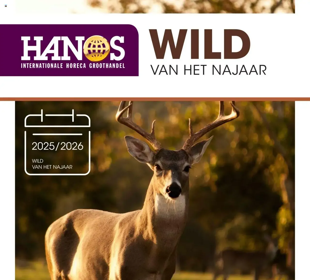 HANOS WILD VAN HET NAJAAR van 5 oktober tot 12 september 2026 - Folder pagina 1