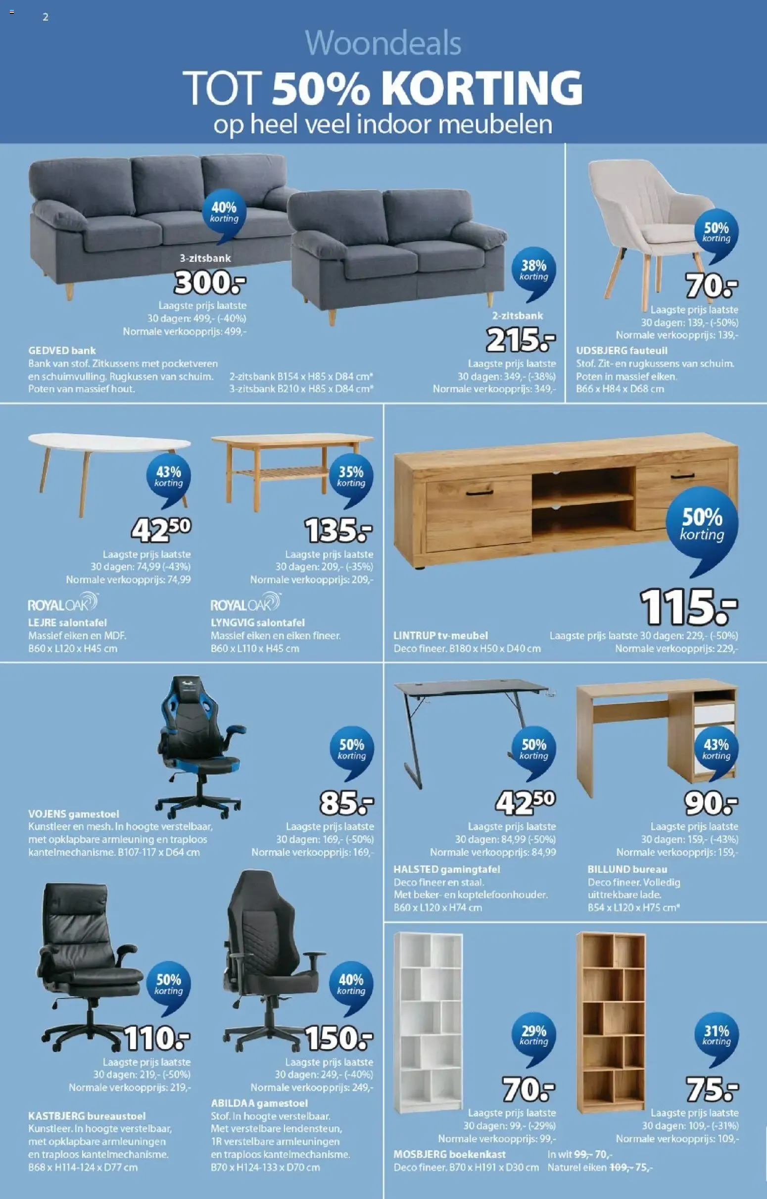 JYSK Scandinavian Sleeping & Living - SALE van 22 juni tot 5 juli 2026 - Folder pagina 2