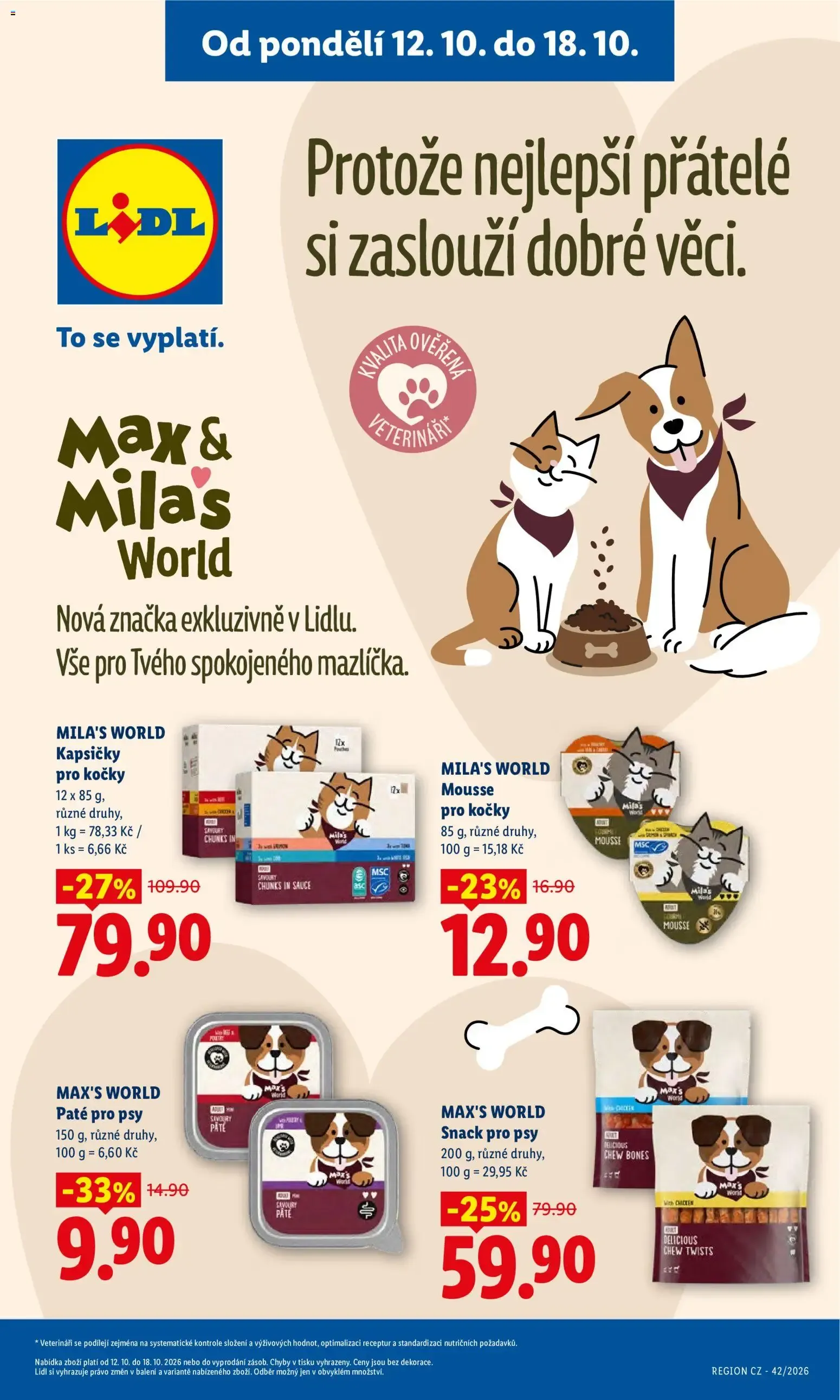 Lidl leták od 12.10.2026 - Nový akční leták - 12. října 18. října 2026 - Page 1