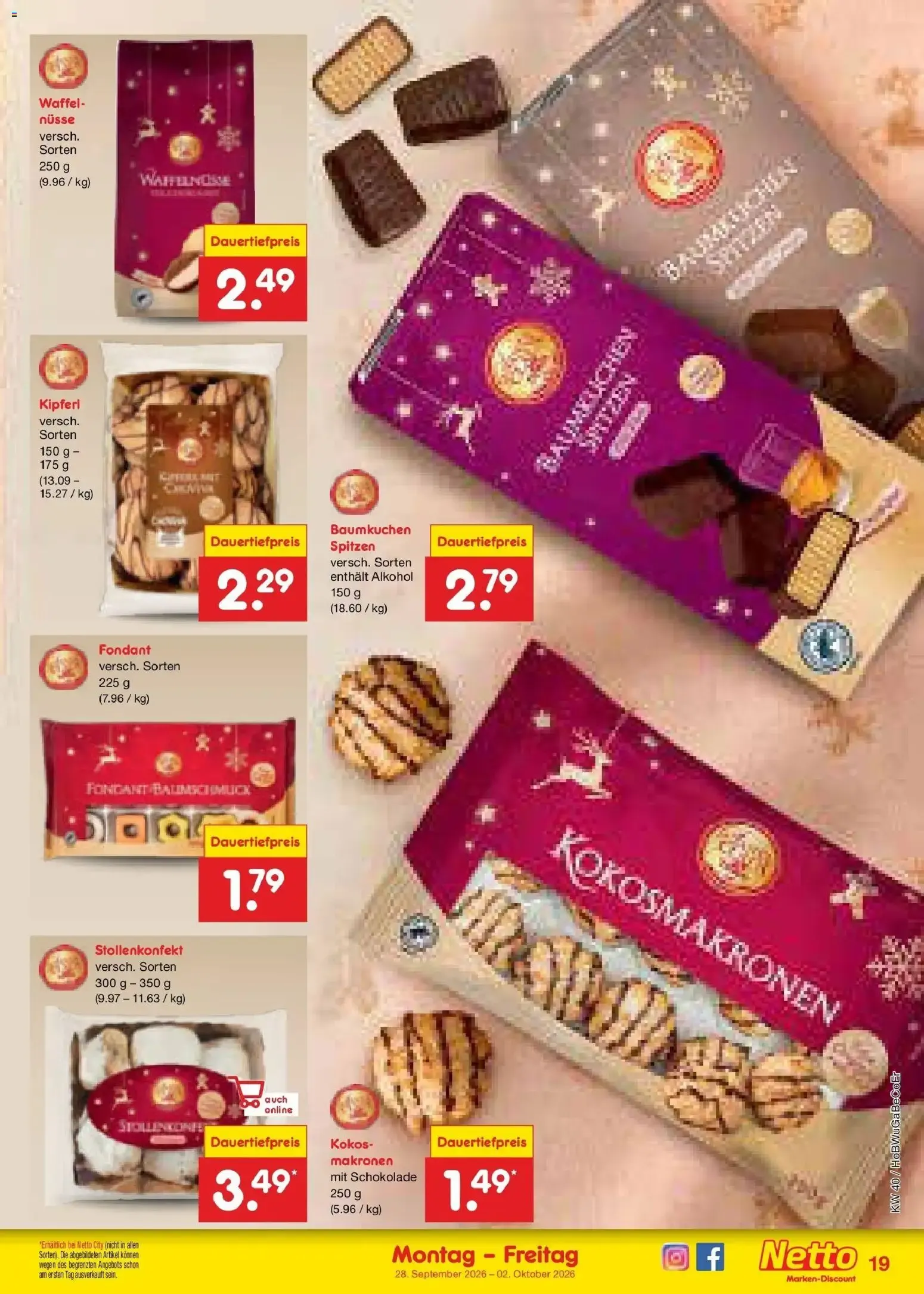 Netto Marken-Discount Prospekt Kremmen (ab 28.09.2026) » Angebote von 28. September bis 2. Oktober 2026 - Prospekt seite 26