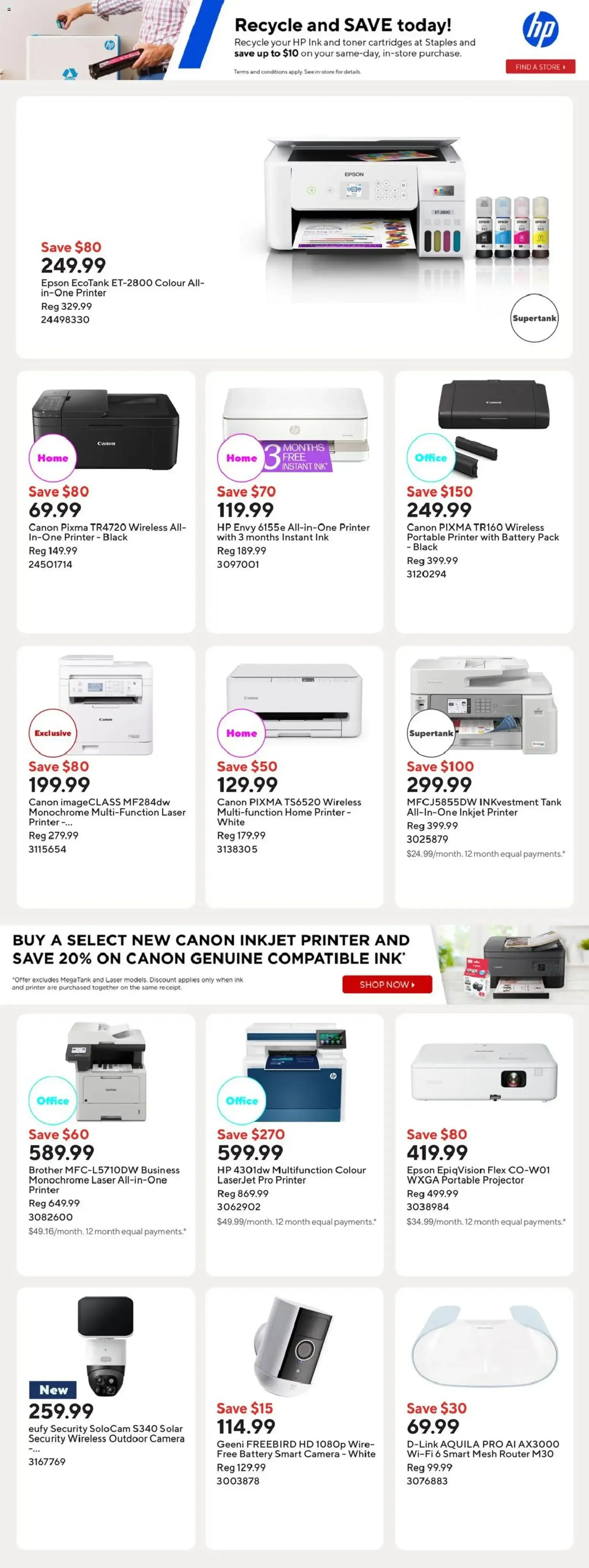 Staples weekly flyer / circulaire from Jun 5, 2026 > weekly specials & deals from June 5 to June 11 2026 - flyer page 9