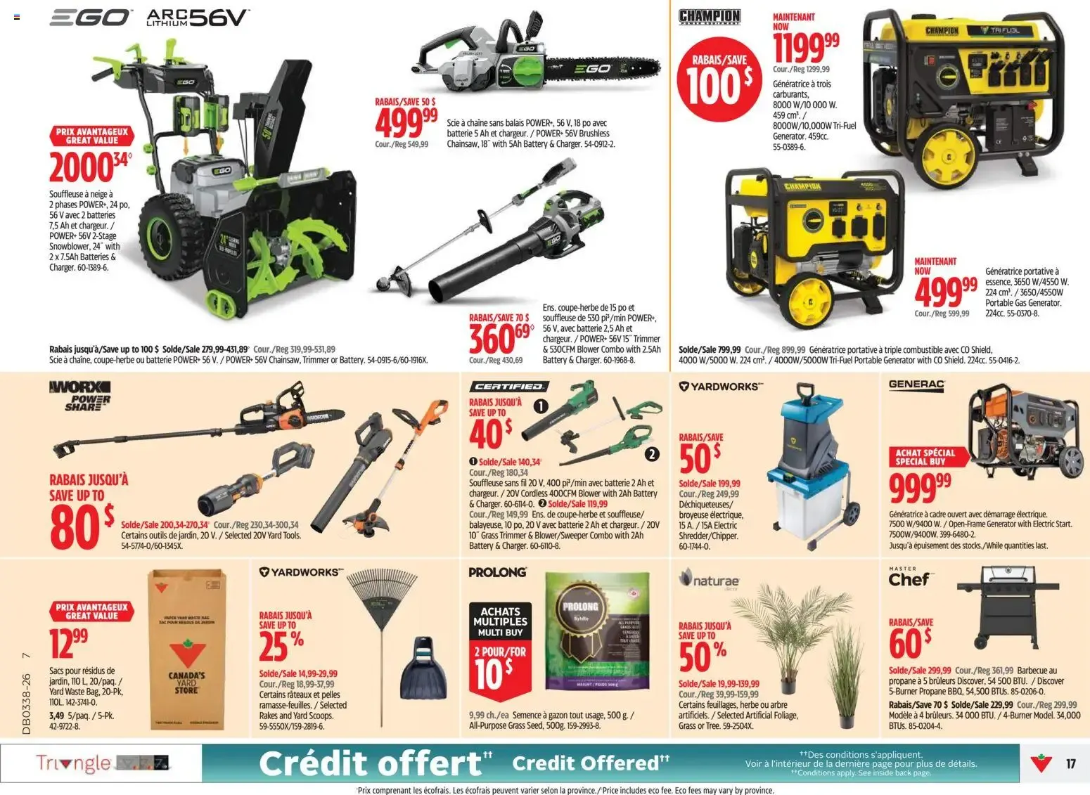 Canadian Tire circulaire from Sep 17, 2026 > weekly specials & deals from September 17 to September 24 2026 - flyer page 17