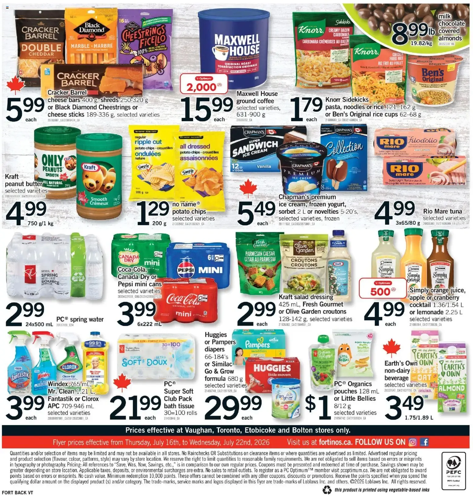 Fortinos weekly flyer / circulaire from Jul 16, 2026 > weekly specials & deals from July 16 to July 22 2026 - flyer page 2