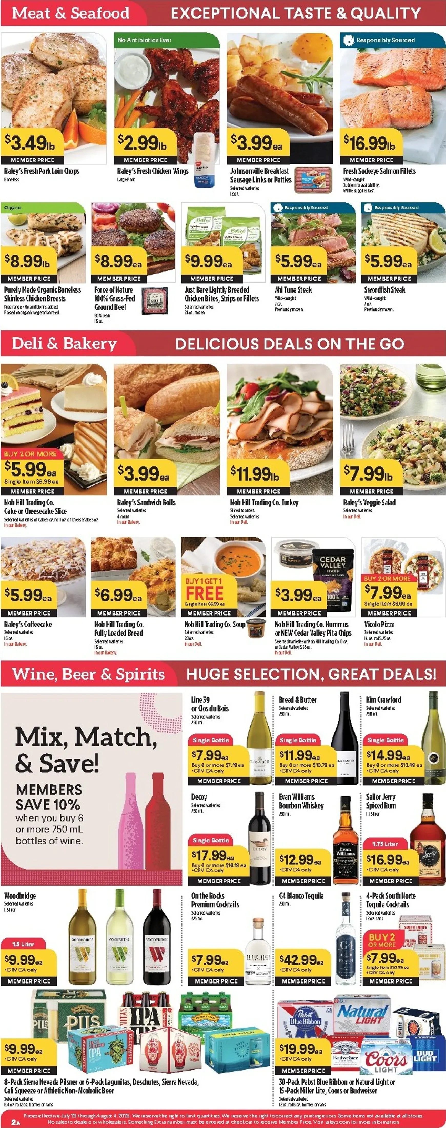 Weekly ad Raley's Brochure from July 29 to August 4 2026 - Page 4