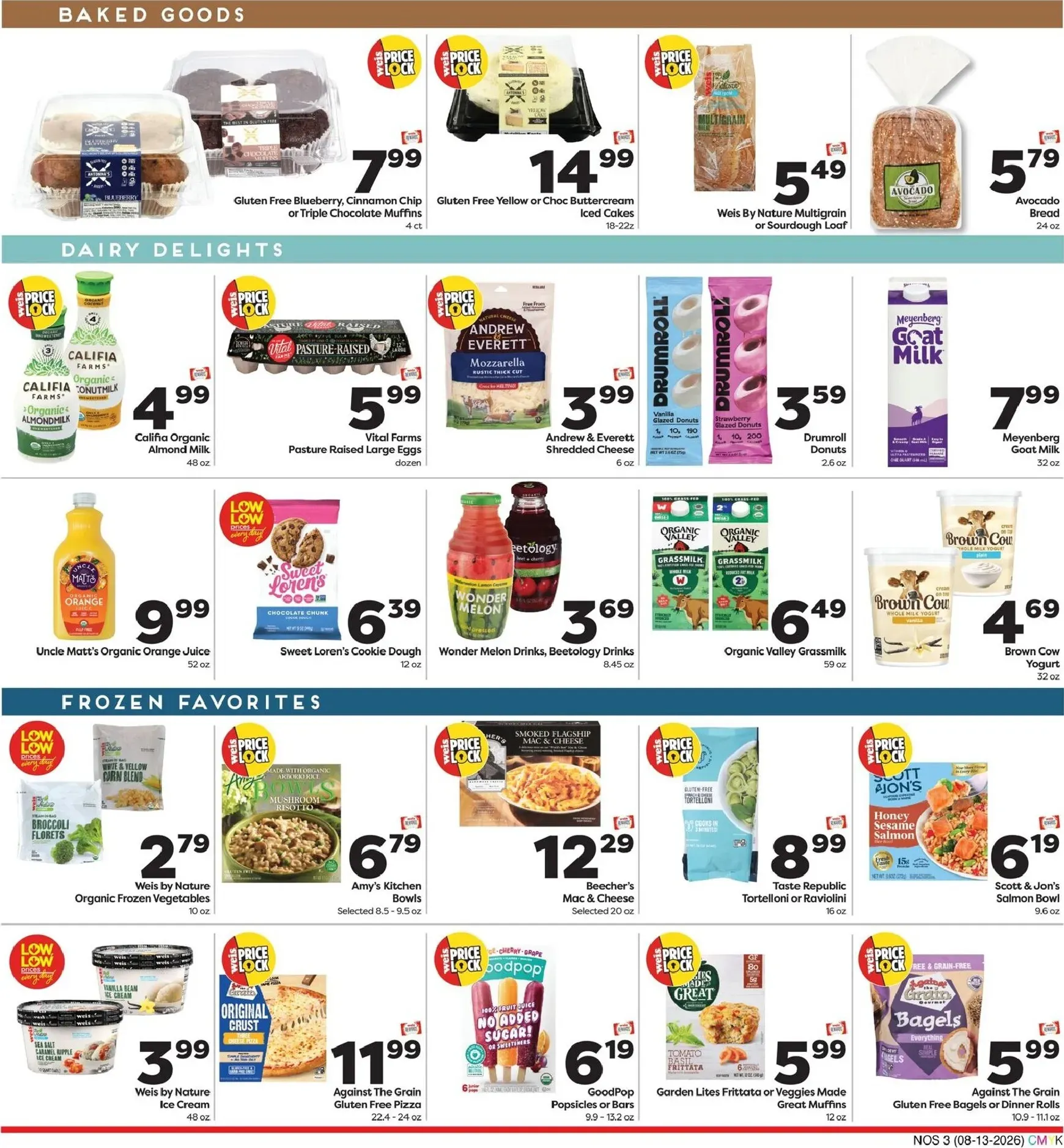 Weekly ad Current Weis Markets - Natural & Organic leaflet valid from Thursday 08/13/2026 to Wednesday 09/09/2026 from August 13 to September 9 2026 - Page 3