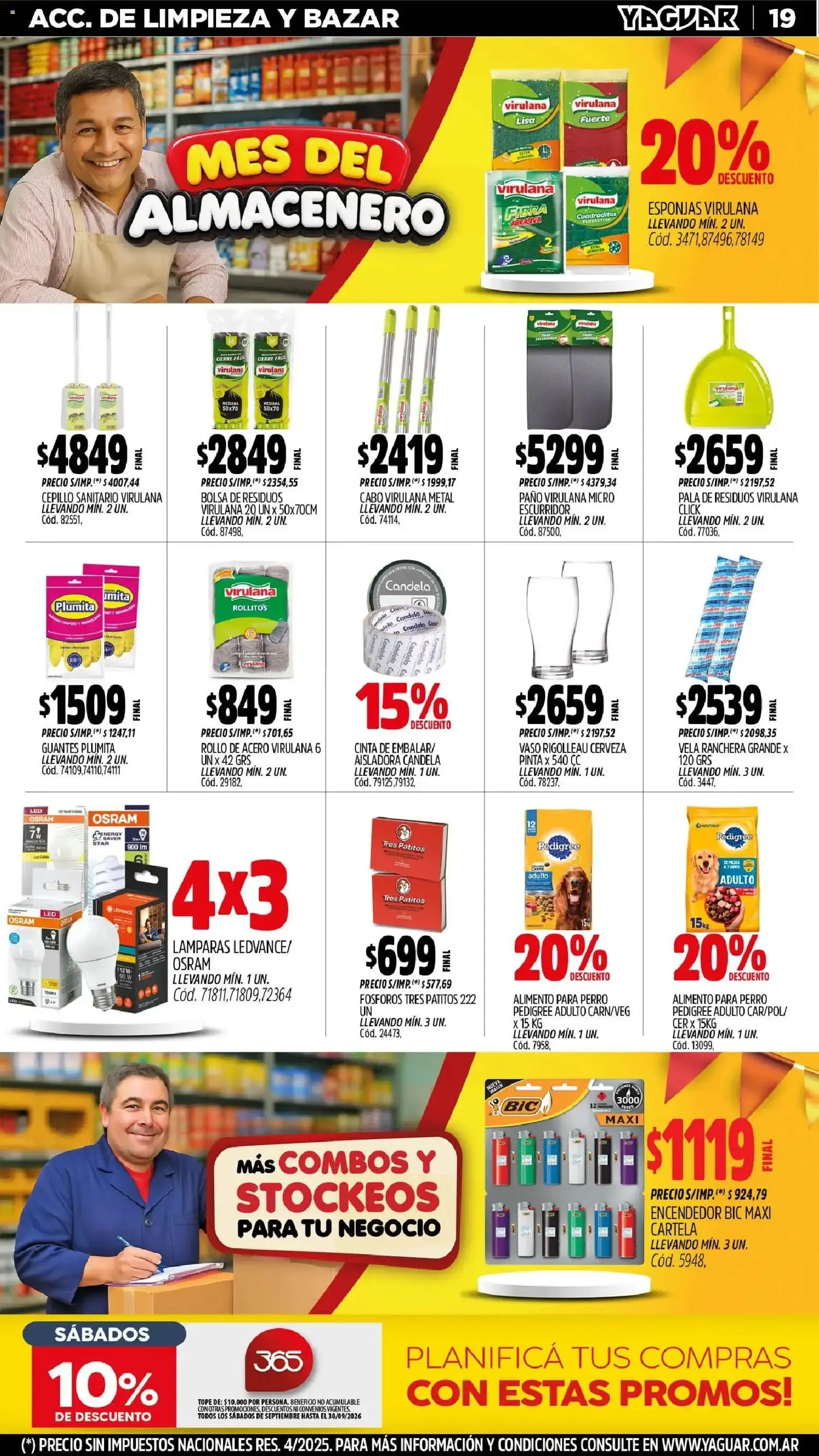Ofertas de Yaguar - Oferta Semanal Santa Fé del 31/08/2026 - 06/09/2026 31 de agosto al 6 de septiembre 2026 - Página 19 del catálogo
