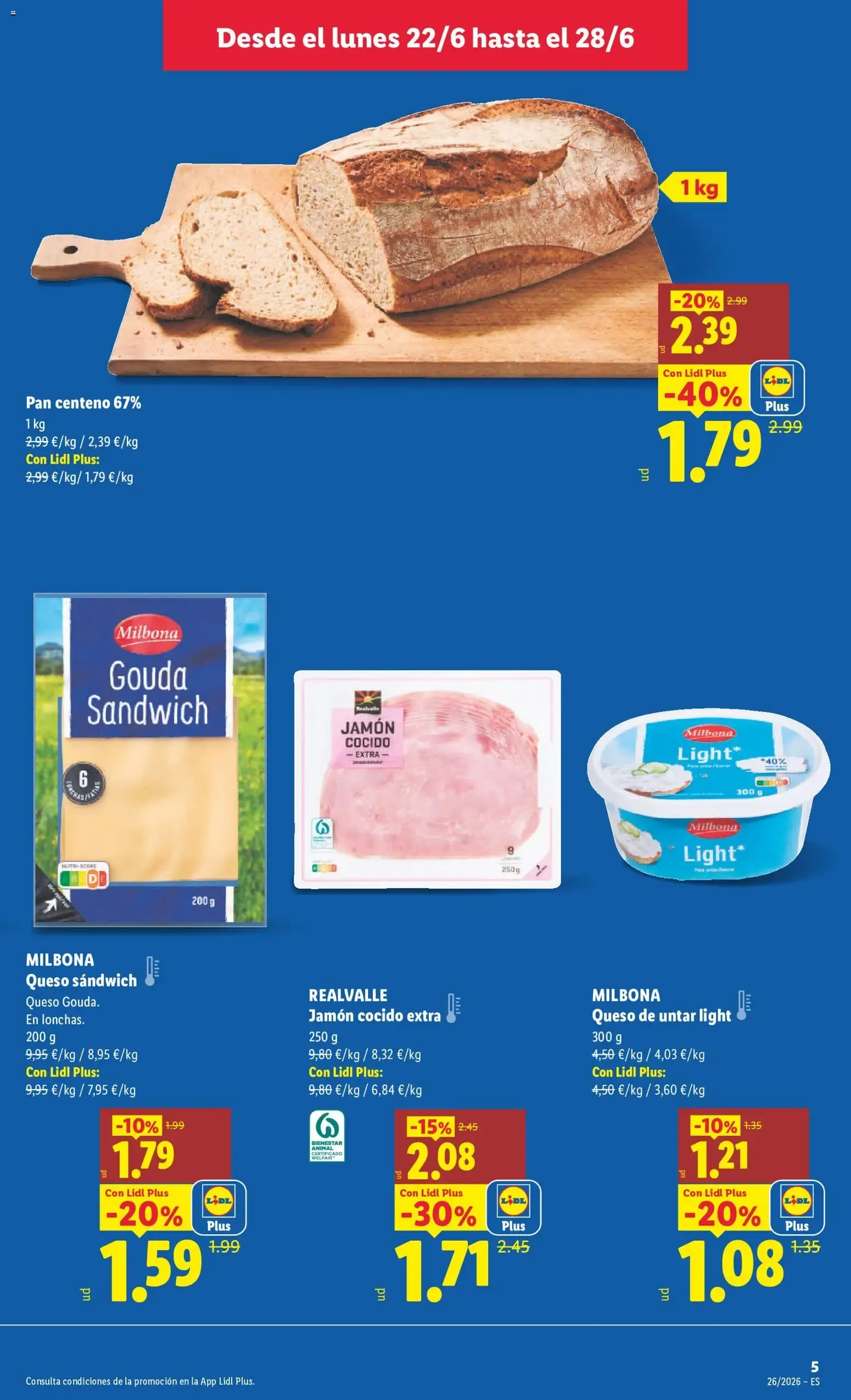 Catálogo de Lidl: Ahorra el doble 22 de junio al 28 de junio 2026 - Página 5