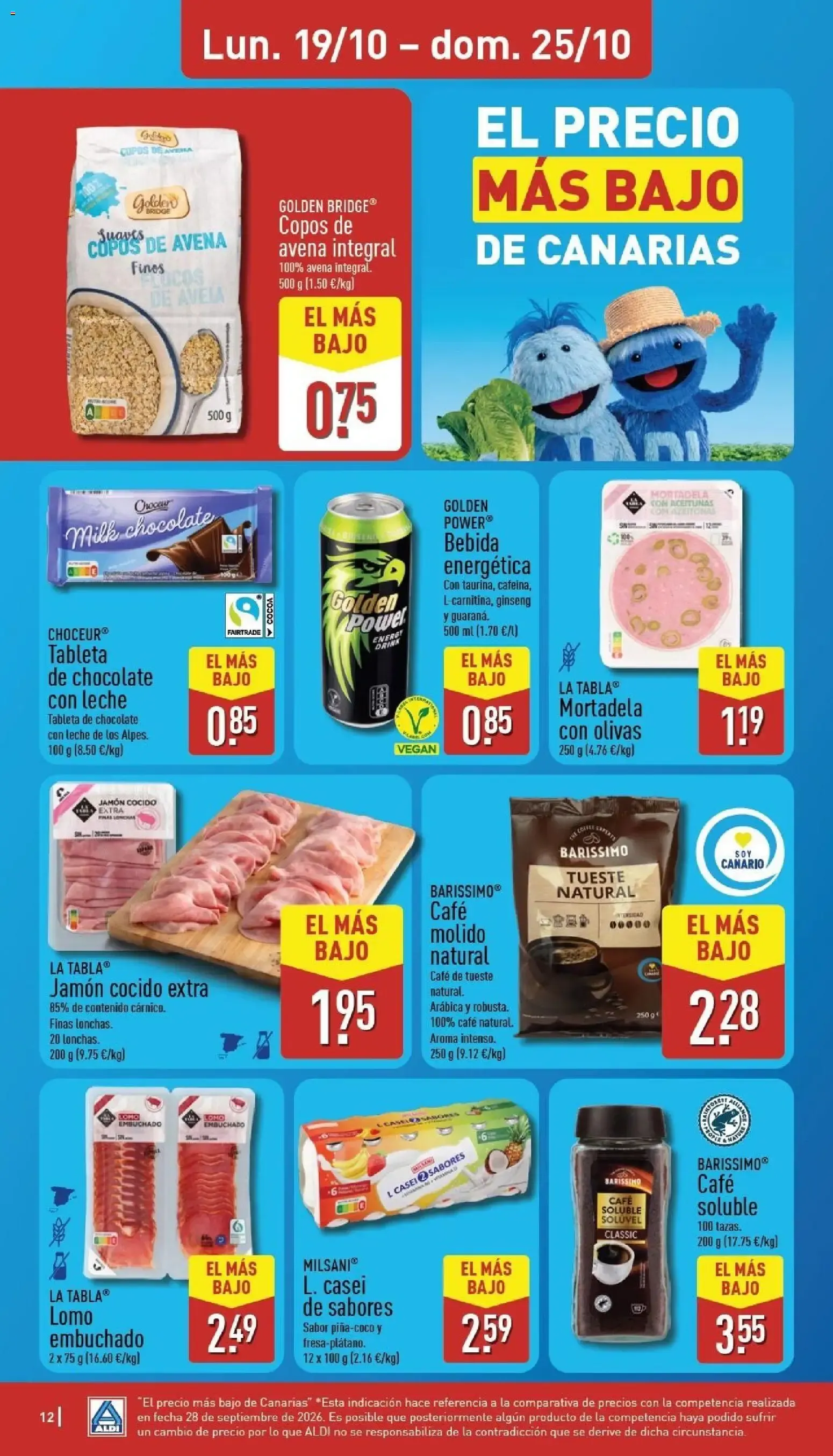 Catálogo de Aldi folleto Canarias del 19/10/2026 | Catálogo 19 de octubre al 25 de octubre 2026 - Página 12