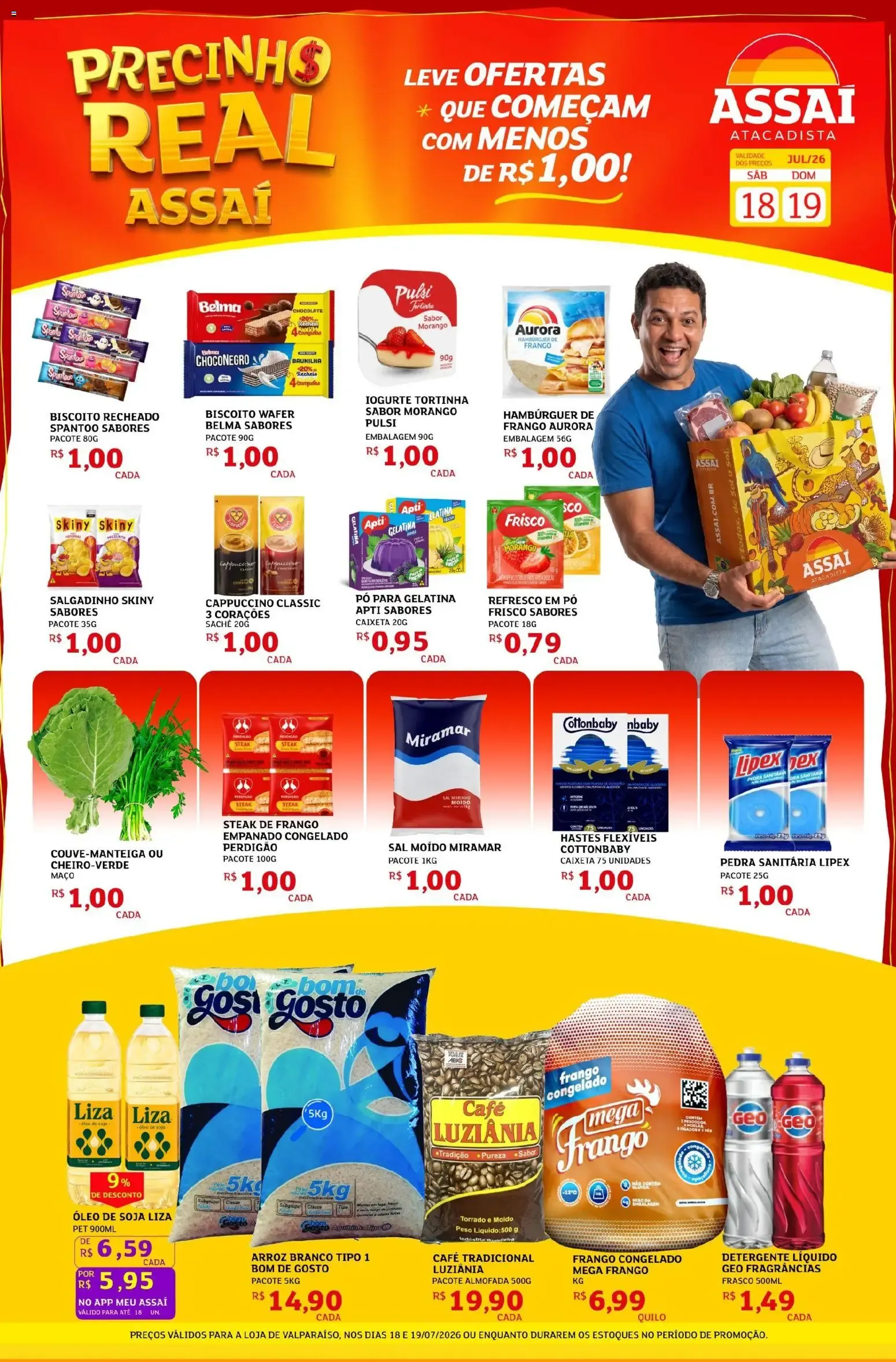 Encarte de Assaí Atacadista ofertas - GO de 18/07/2026 | Promoções Online 18 de julho até 19 de julho 2026 - Pagina 1
