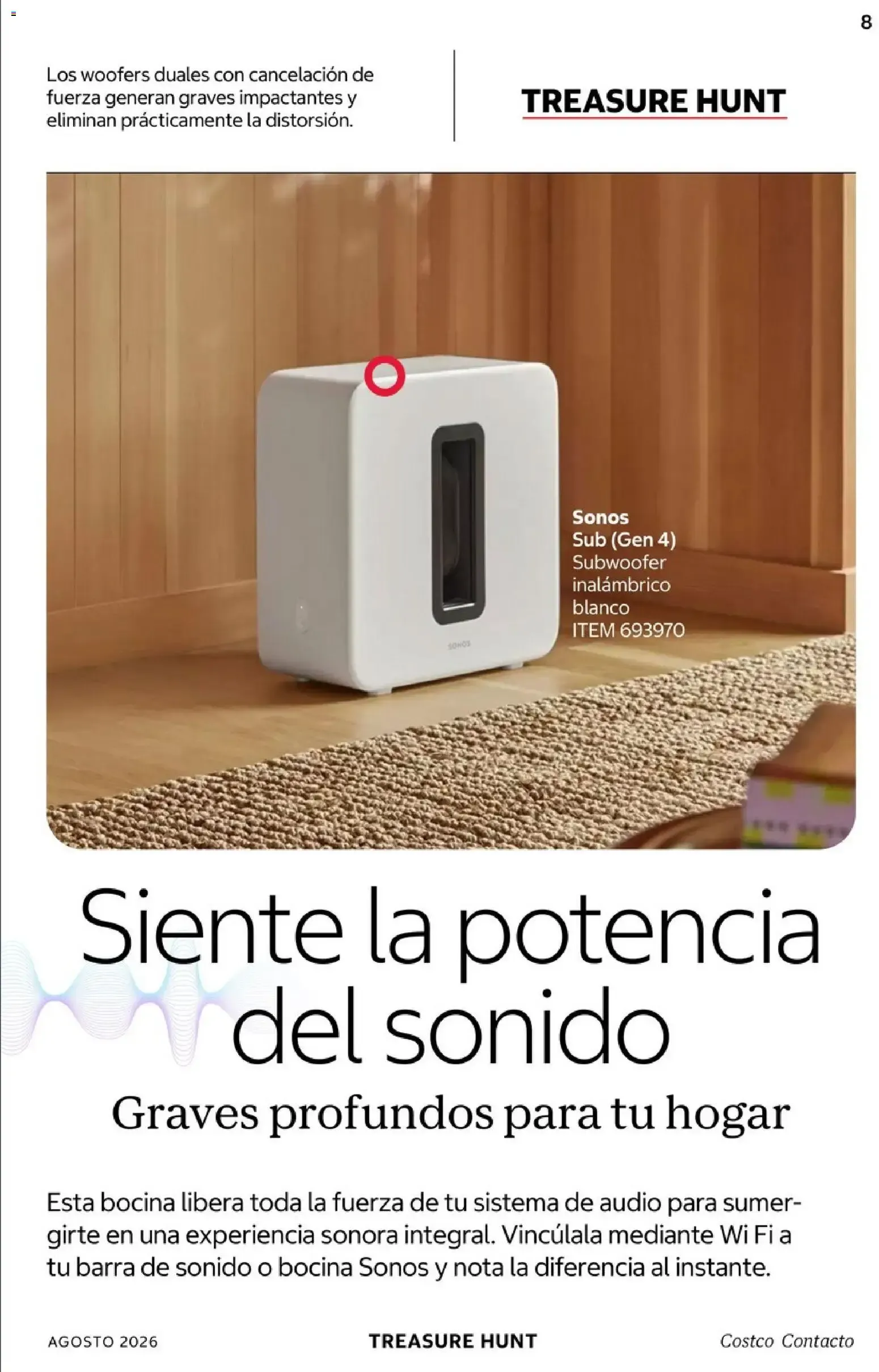Catálogo de COSTCO Contacto 1 de agosto al 31 de agosto 2026 - Pagina 8