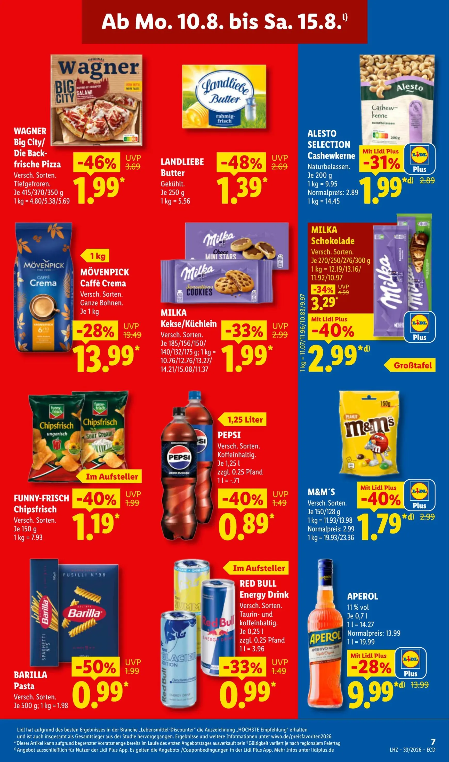 Lidl - Sparen beim Preisführer von 10. August bis 15. August 2026 - Prospekt seite 19